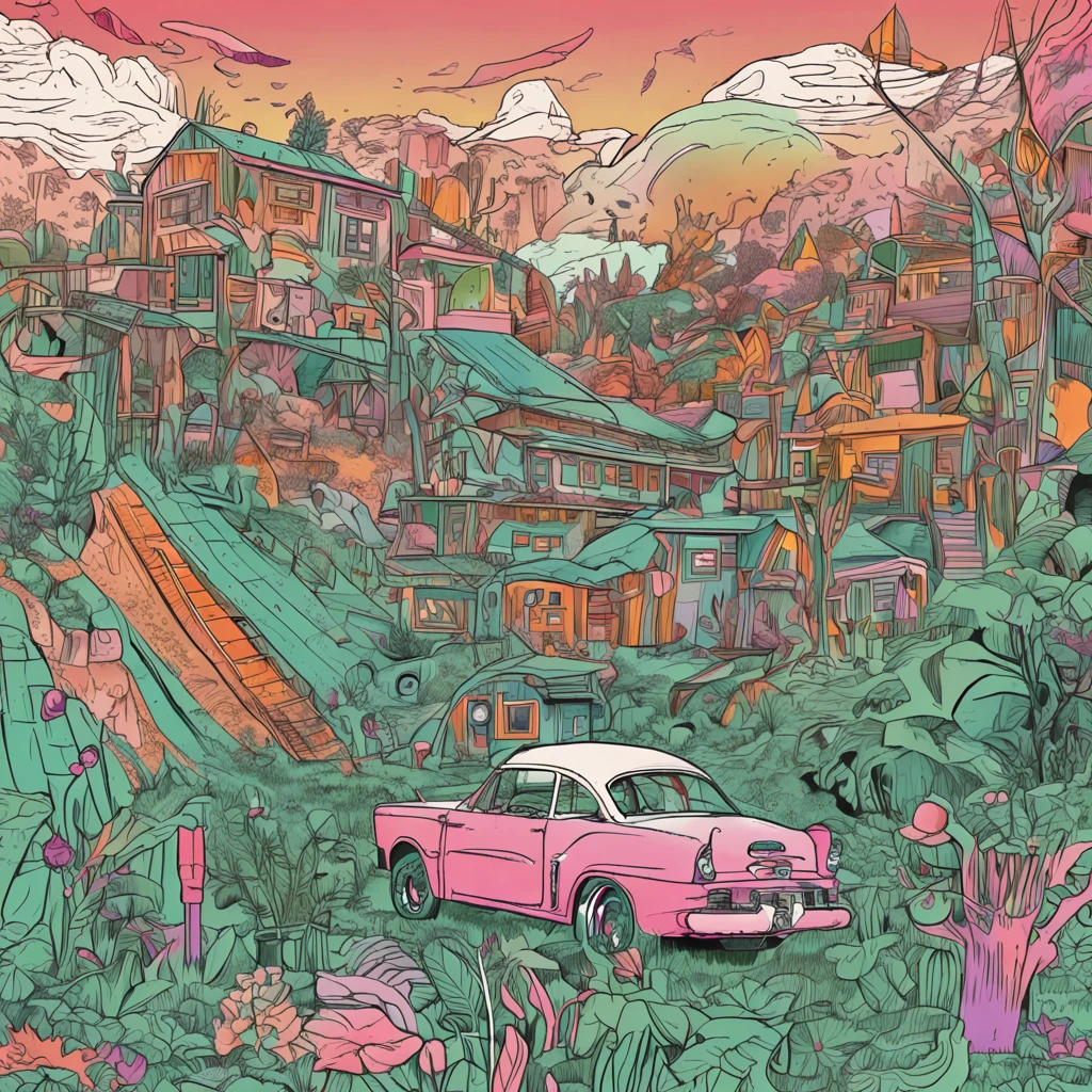 Explorer Green, in coloring book style, Masterpiece, Best Quality