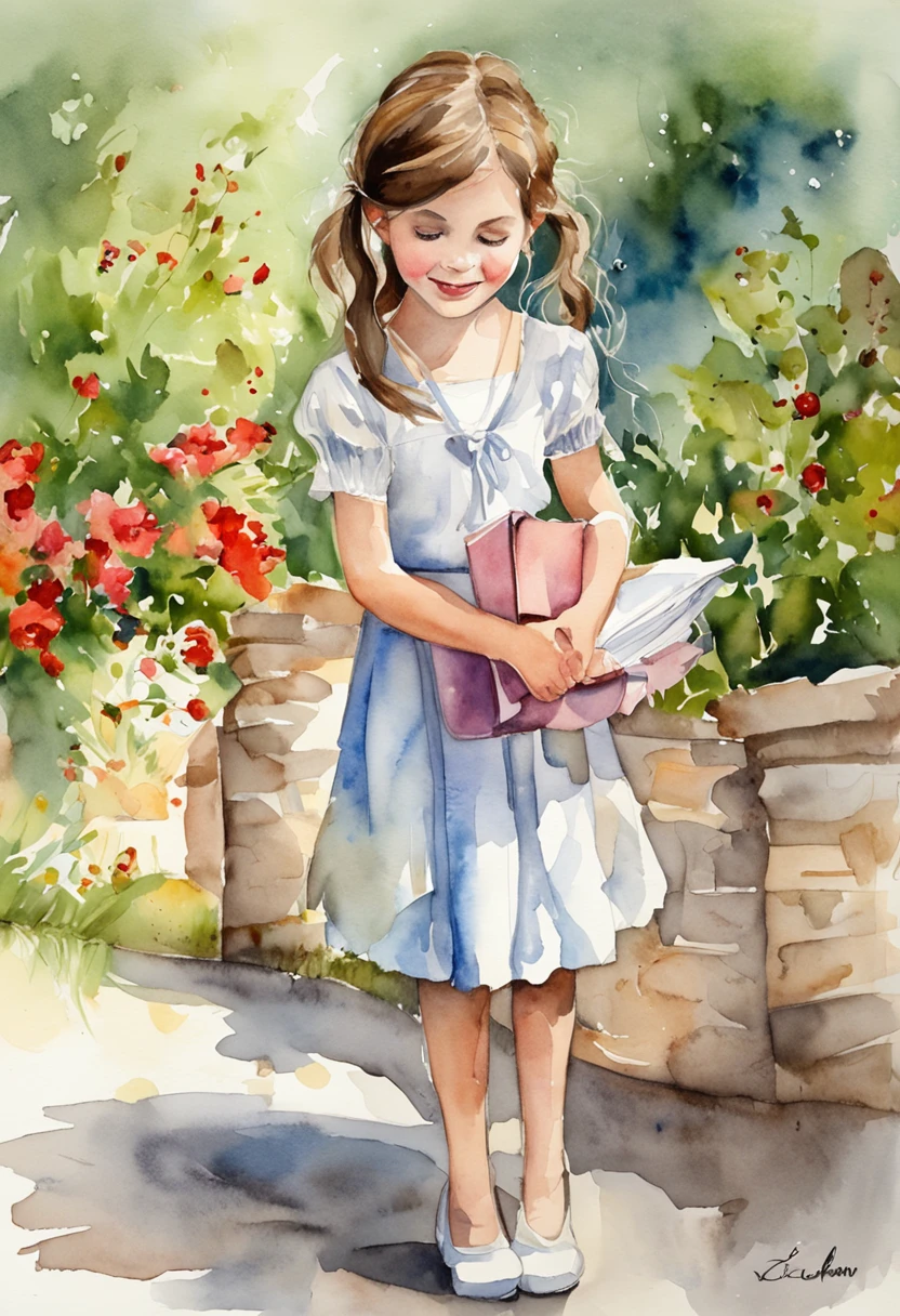 girl with a bah school