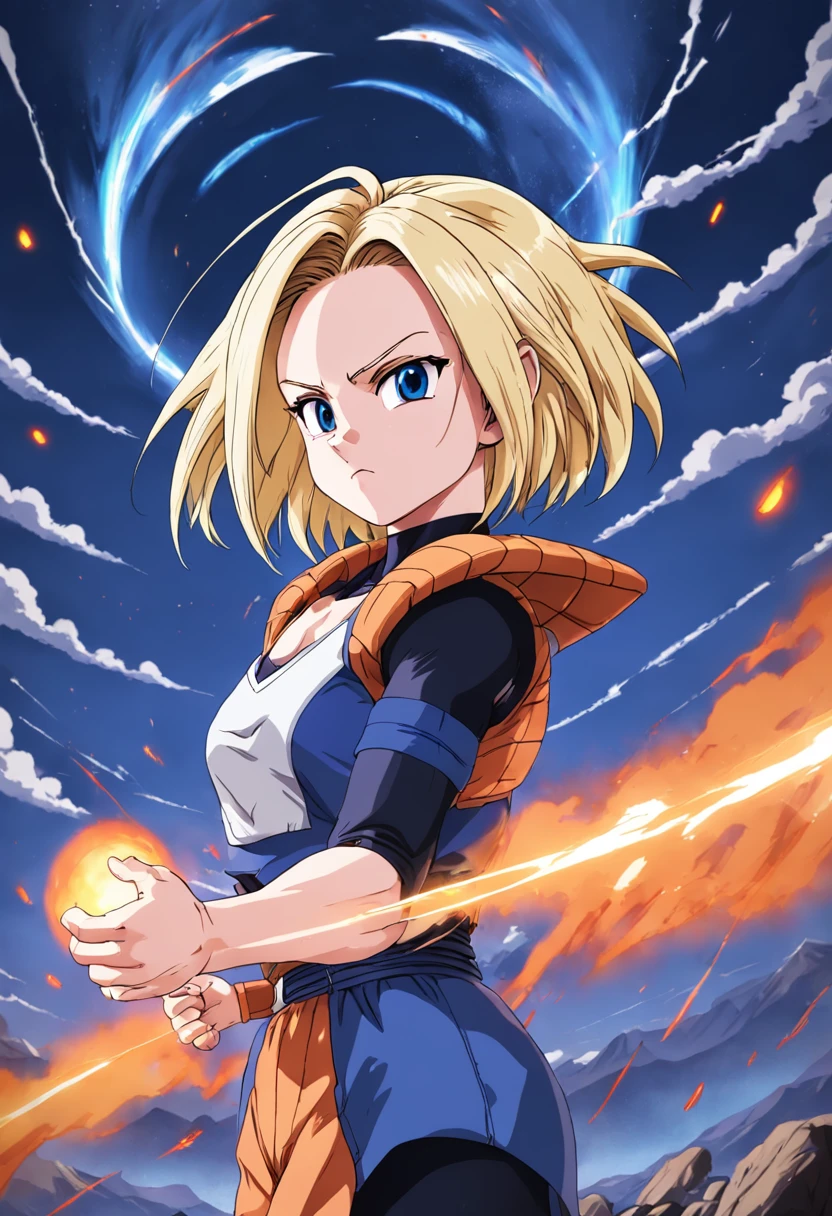 Android 18, Dragon ball z, anime.