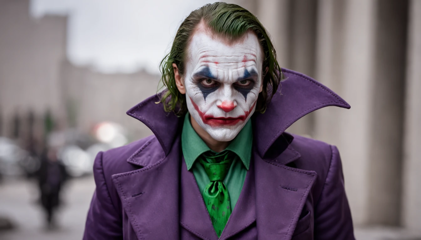 Joker in Assassin's Creed costume fighting Batman