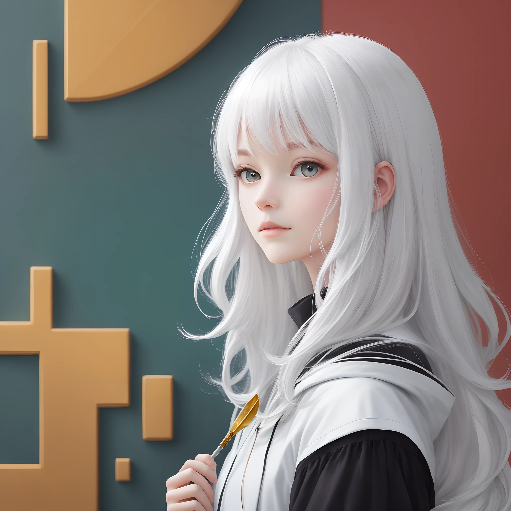 white color hair,Beth,quadratic element