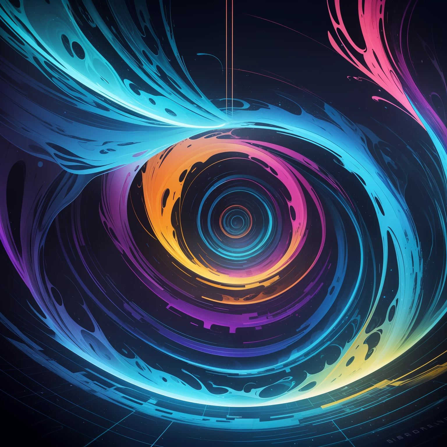 In this vibrant digital masterpiece, skillfully crafted under the influence of the NeoArt studio, a world of possibilities unfolds before our eyes. The logo, seamlessly integrated into the scene, exudes focused energy. A dynamic fusion of abstract forms and bold hues evokes the inherent creativity of artificial intelligence. Geometric elements interact harmoniously, suggesting a creative process in constant evolution. Subtle traces reminiscent of watercolor technique add a layer of depth to this stimulating creation.