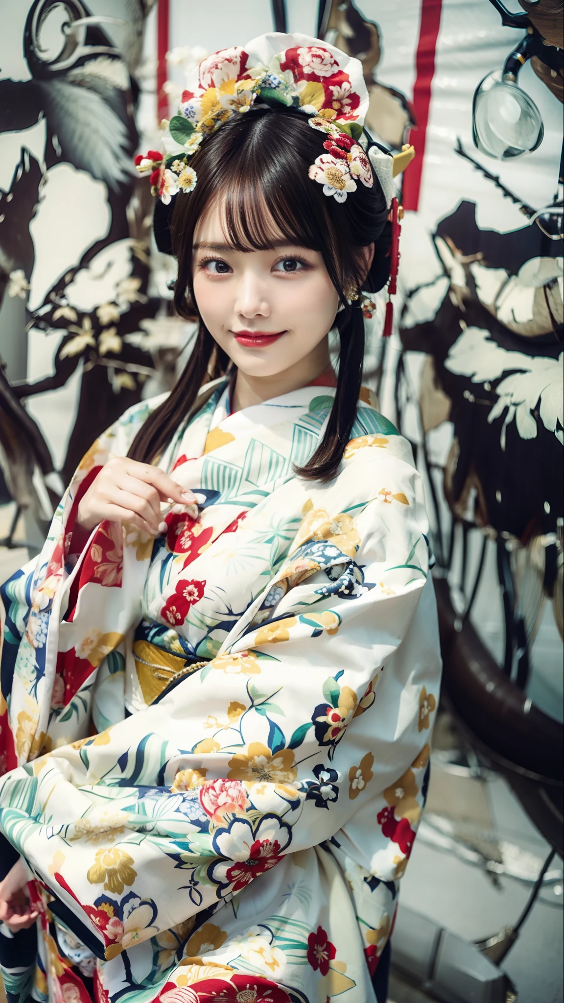 best quality, masterpiece, highres, wuxia 1girl, china dress, super Beautiful face, super beautiful eye, super beautiful hair