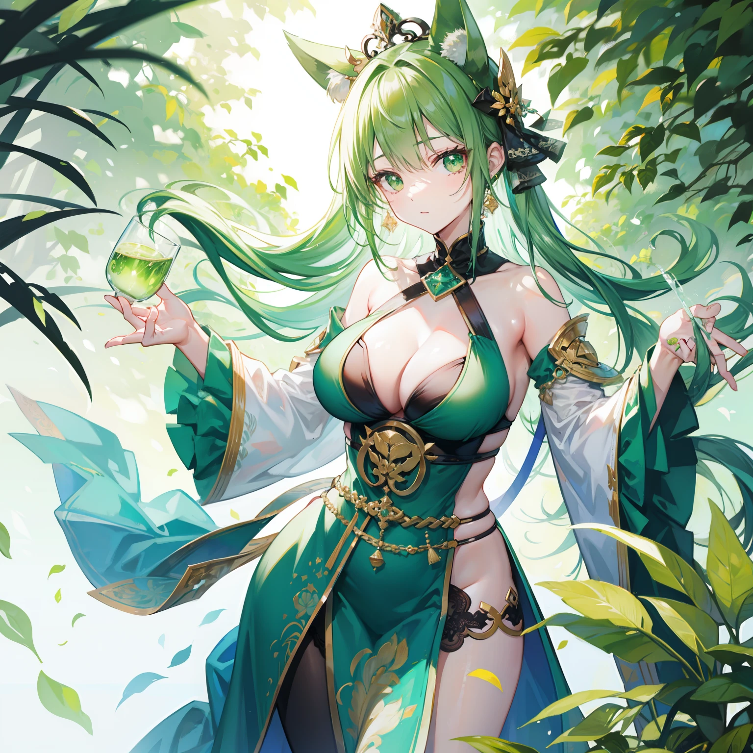 Green Tea Woman