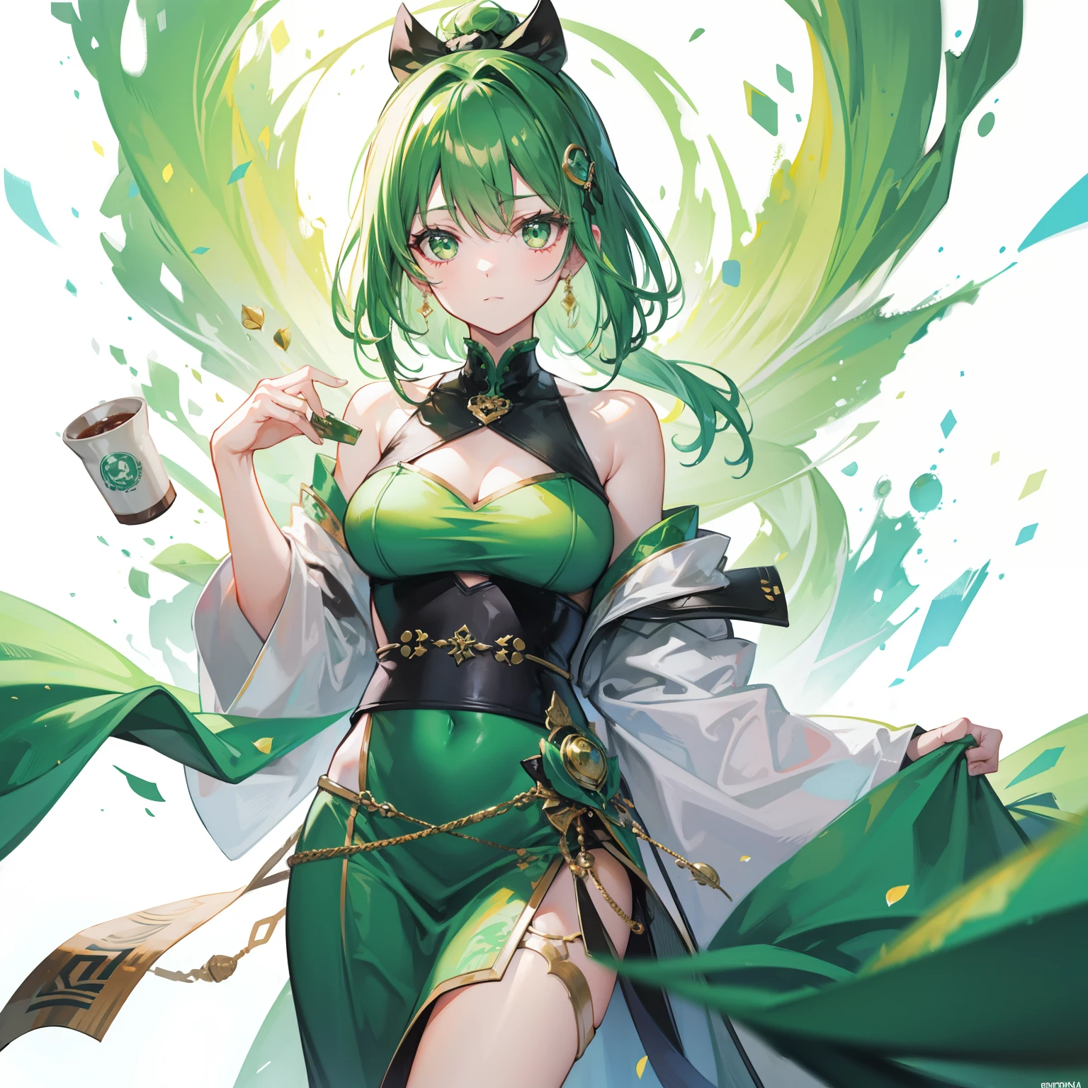 Green Tea Woman