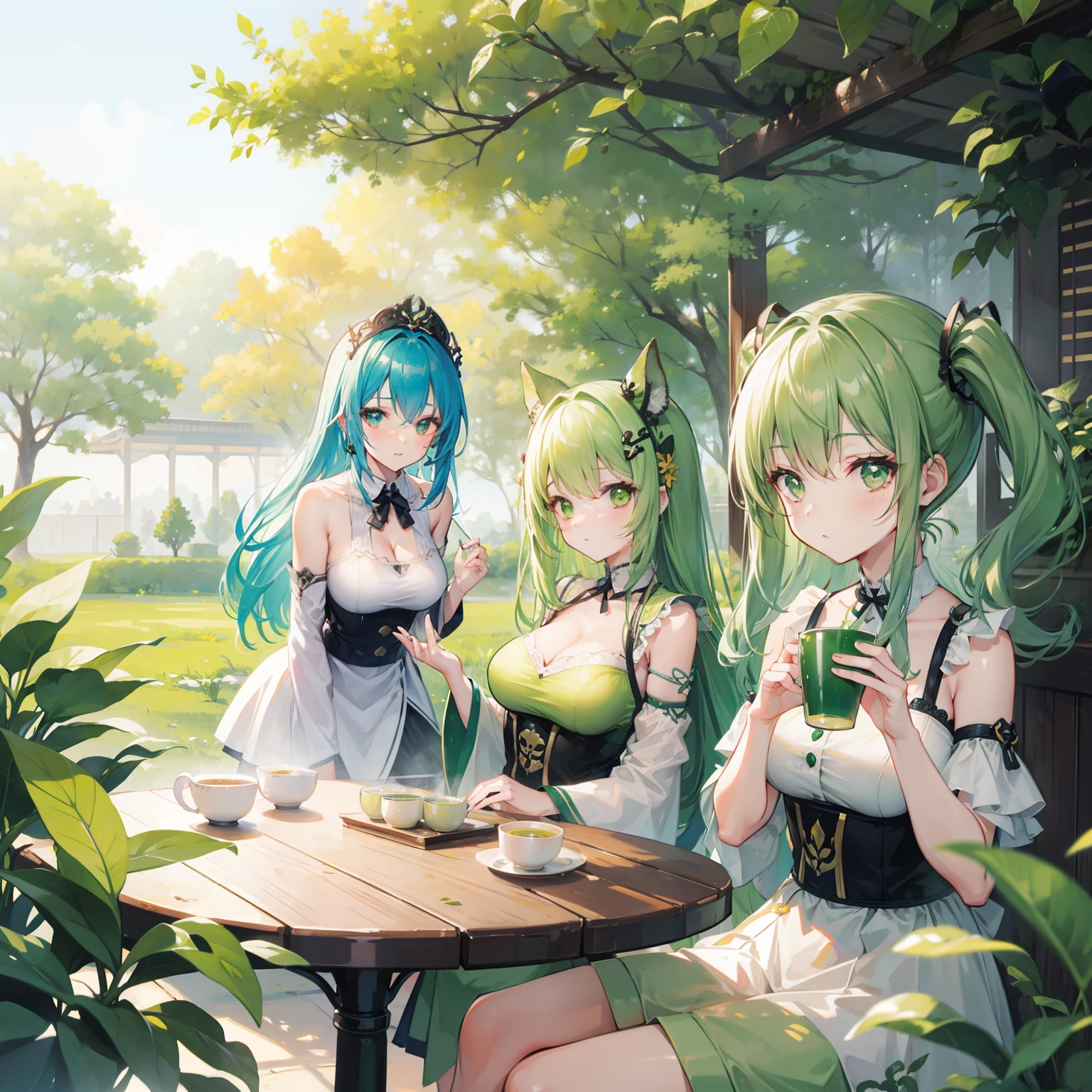 Green tea girls