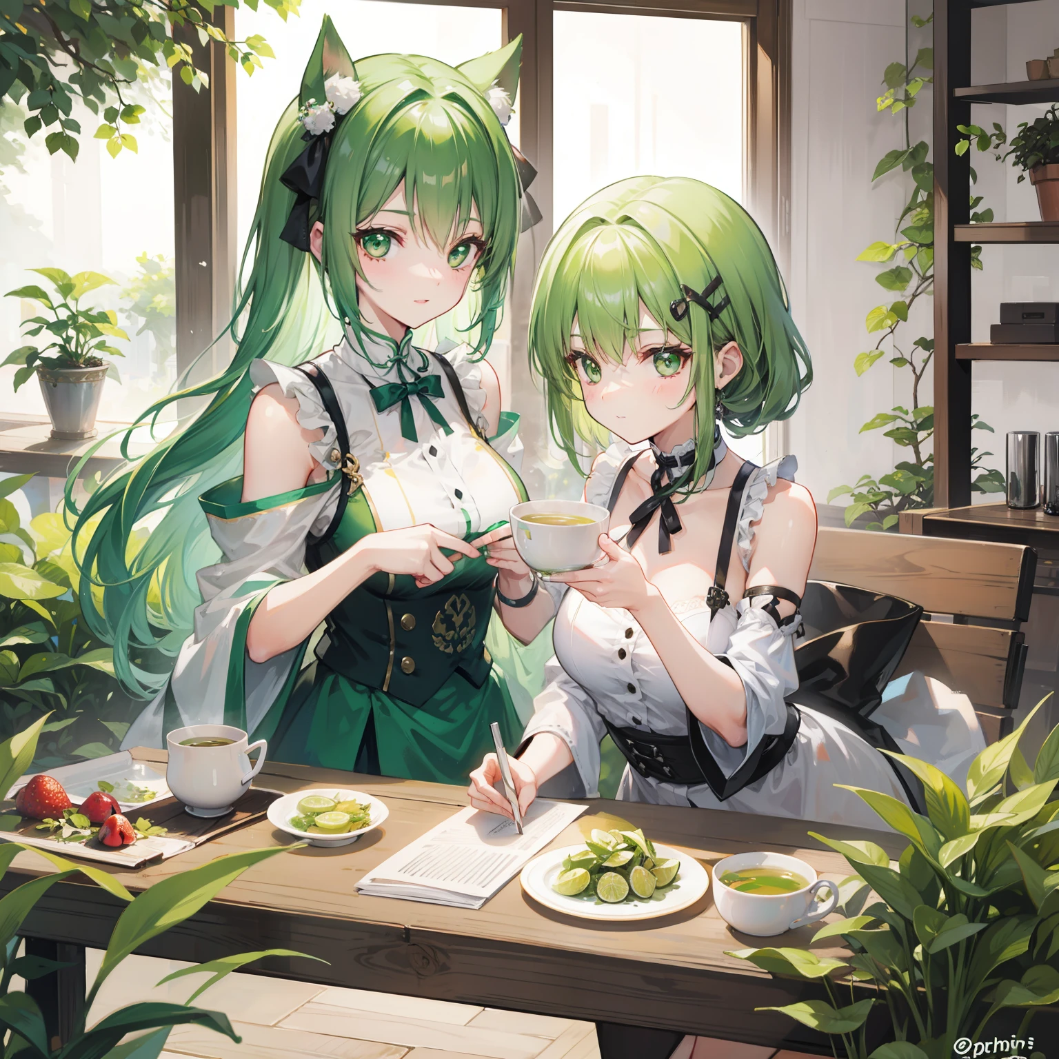 Green tea girls