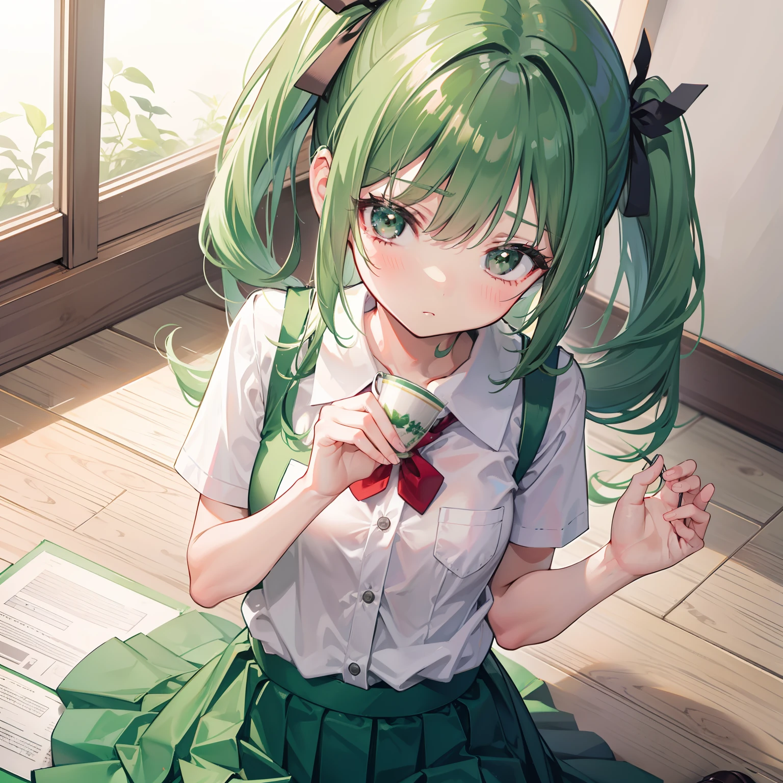 Green tea girl,It looks innocent and pathetic,Endearing,Arouse the protective desire of others