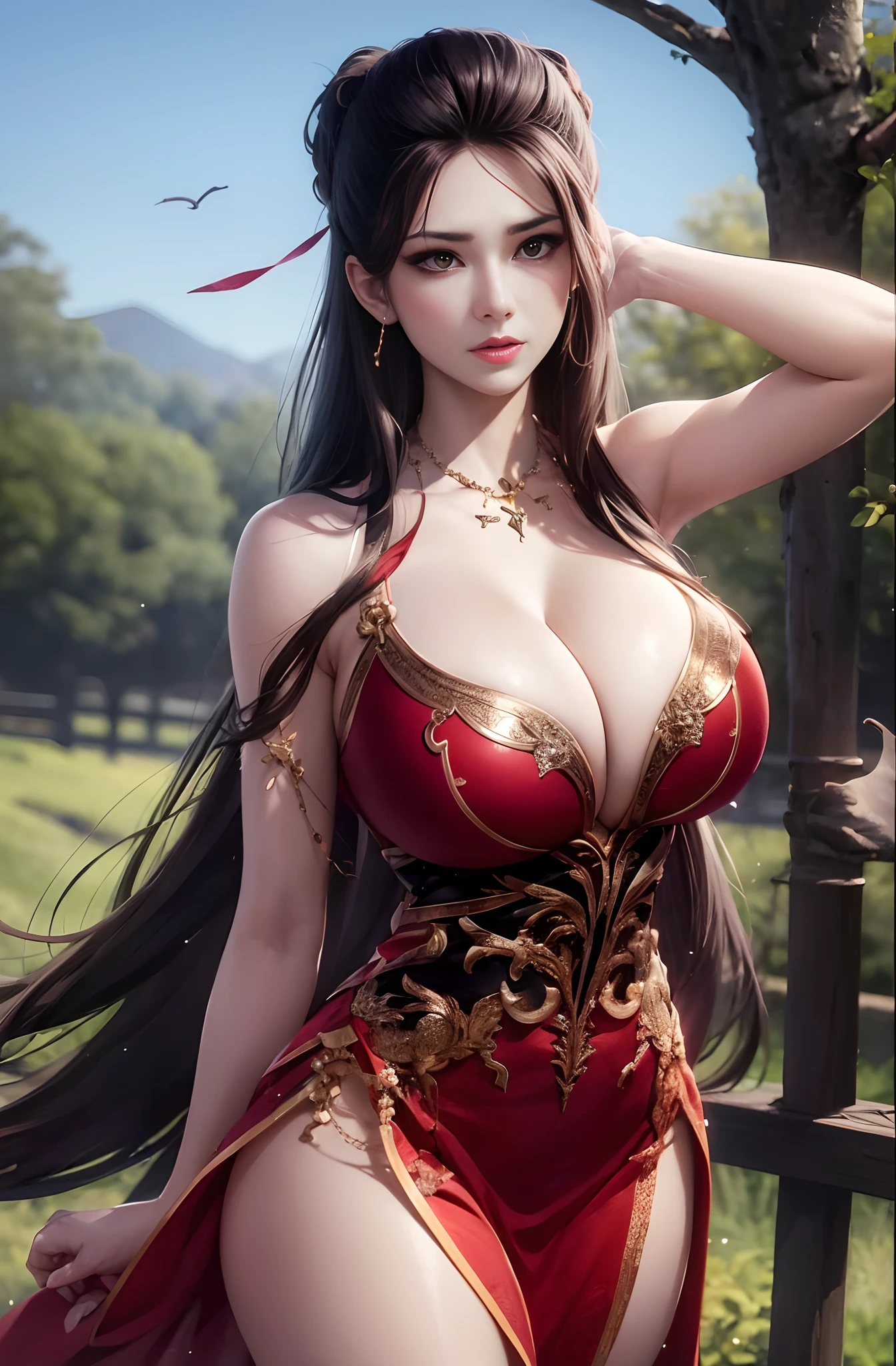 (((huge tit))),Breast-huge,The chest is huge,Tear your clothes,