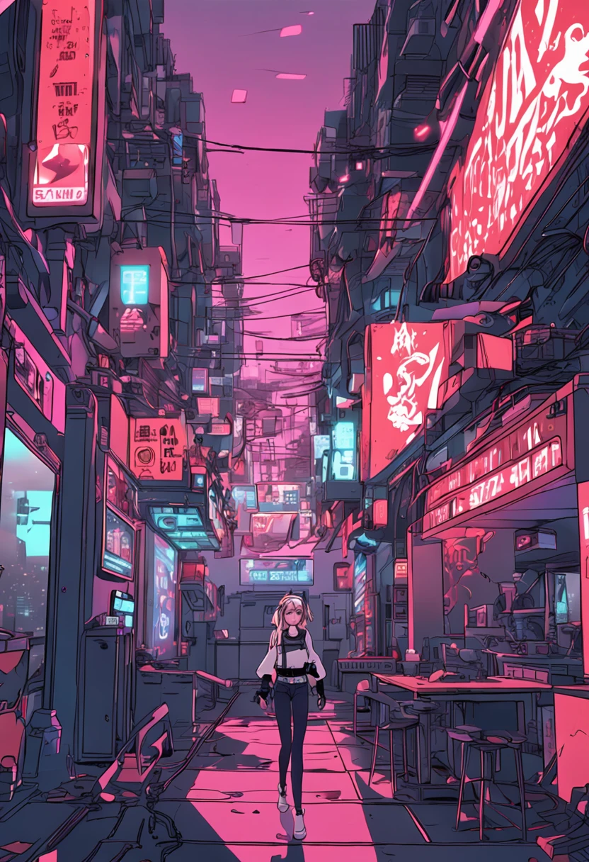 A woman with a custom anime