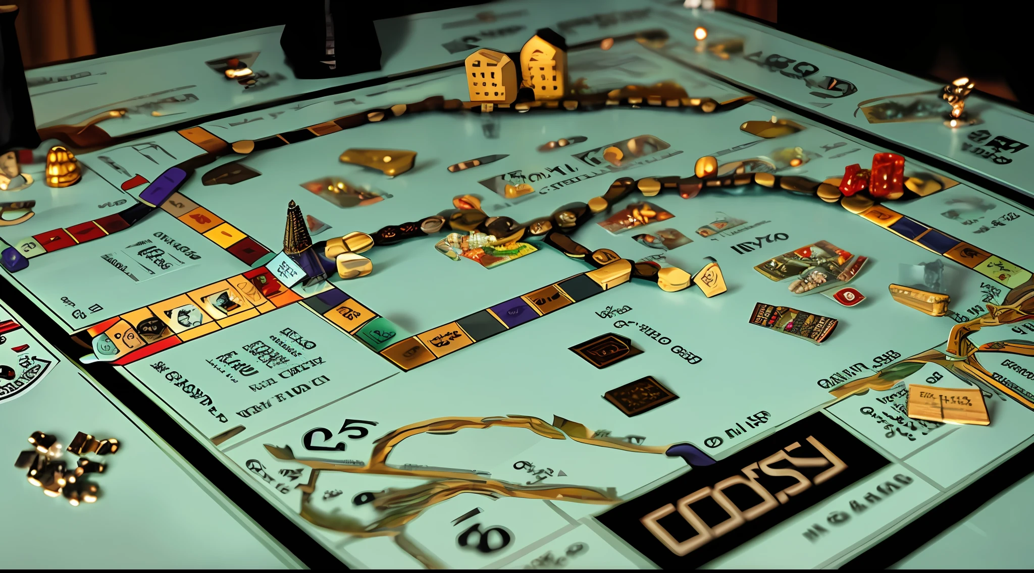 Harry potter plays Monopoly