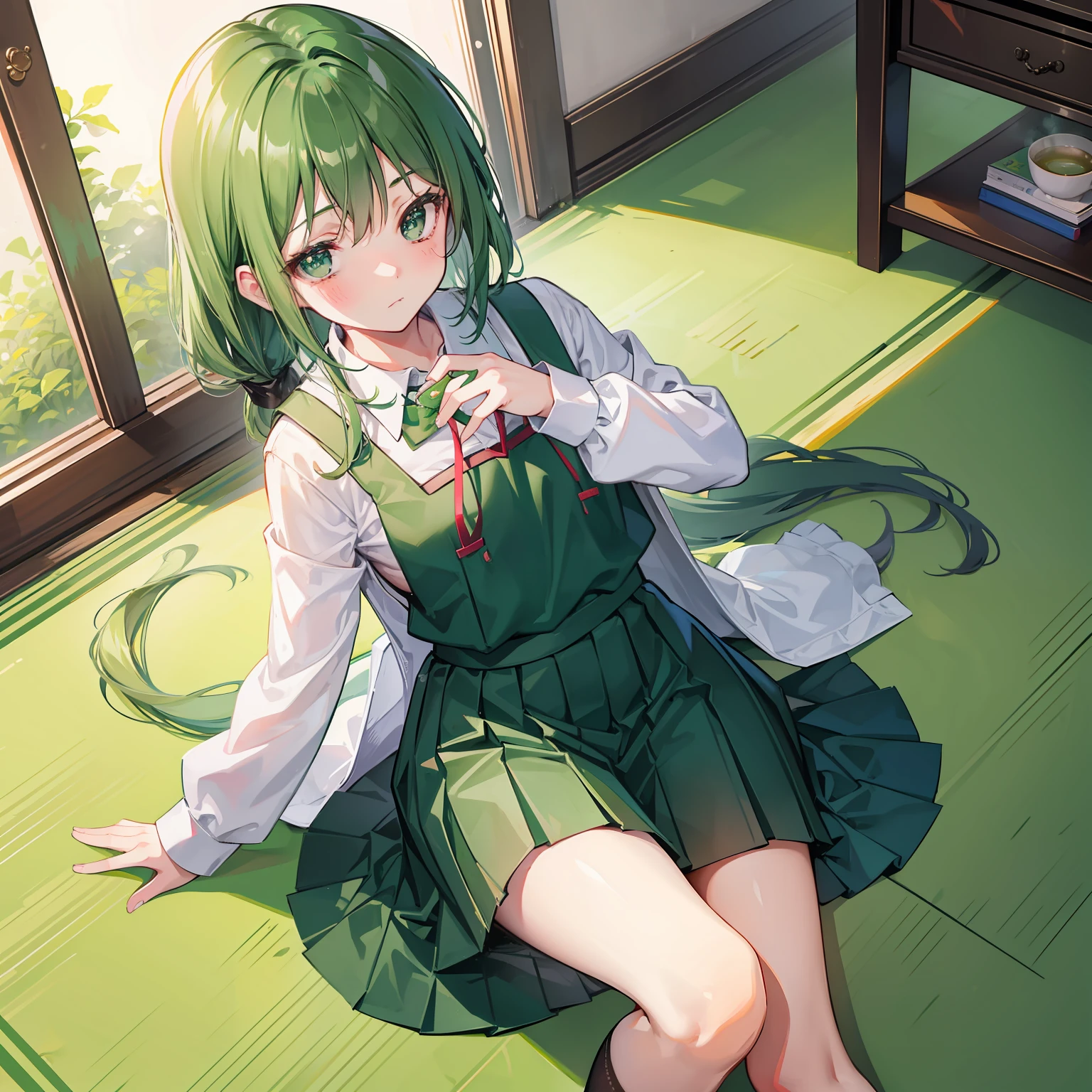 Green tea girl,It looks innocent and pathetic,Endearing,Arouse the protective desire of others