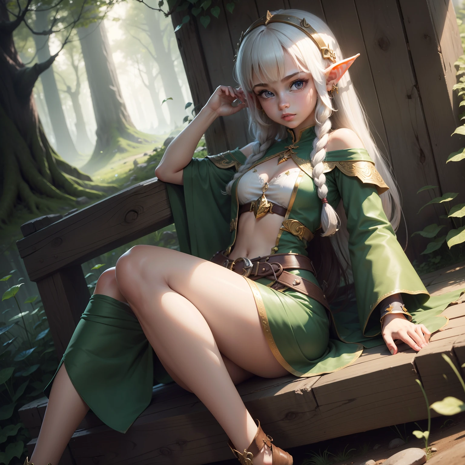 Forest Beauty Elf 4k --auto