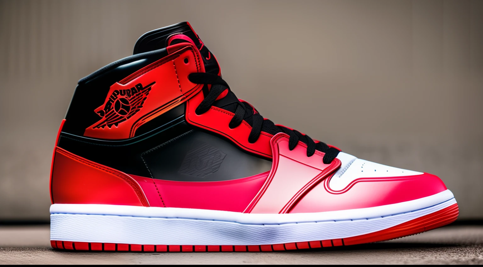 Air Jordan fabricado pela adidas, alta qualidade, realismo, adidas, junto com a caixa