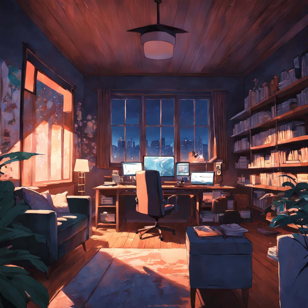 homeoffice environment for full focus