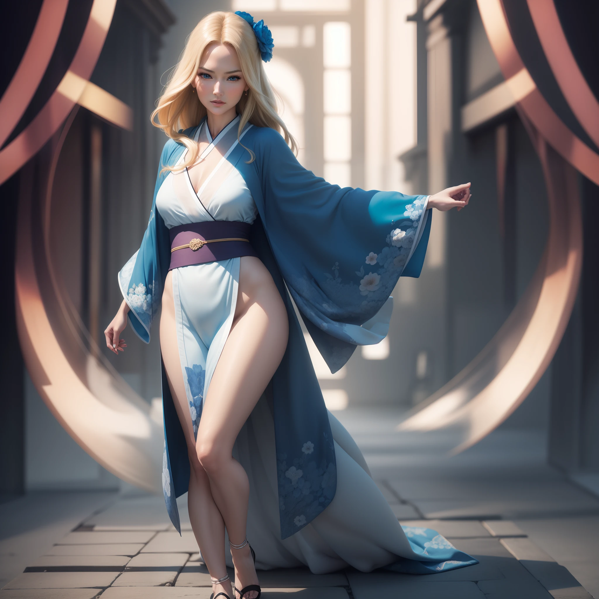 {{{(Photorealsitic:1.4)}}}, Beautiful detailed woman, extremely detailed eye and face, beatiful detailed eyes, Ridiculous, unbelievable Ridiculous, ultra-detailliert, hight resolution, ighly detailed, top-quality, masterpiece,illustratio, ighly detailed, nffsw, unification, 8K Picture Wallpaper, astonishing, finely detail, masterpiece, top-quality, Highly detailed ajc,统一 8k 壁纸, face lights, Cinematographic lighting,masutepiece,Best Quality,ultra-detailliert,hight resolution,hight resolution,4K,4K Portrait,in 8K,8k portrait,Unity 8k壁纸,Highly detailed ajc,Realistic,Raw photo,Real person,a portrait photo of,Photorealistic,Shiny skin,Detailed skin,(((Dynamic Angle,Full body))),{{{{Supermodel Karen Mulder,Karen Mulder is a supermodel from the Netherlands}}},Especially active in the 1990s,{{{Her physical characteristics are as follows}}},{{{Height 177cm}}},{{{Hair color: a blond}}},{{{Eye color: cyan colors}}},{{{slender and well-proportioned proportions}}},{{{big bright blue eyes}}},{{{high cheekbones}}},{{{Full lips}}},Dynamic Angle,Wide Shot,{{{{Kimono}}}},Dynamic Pose,(PAW Pose:0.5),(((Dynamic Angle,Full body))),Dynamic Angle,Full body,Dynamic Pose,{{{Dynamic Angle Wide Shot}}},{{{{Karen Mulder in Kimono}}}}