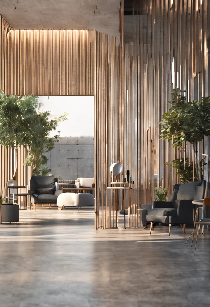 Design a wall,The bottom of the wall is a steel plate structure,The wall size is about 10 long.5 meters,3 meters high,Located in the staff lounge area,A 41-inch TV in the middle of the wall,The TV is hanging on the wall,Humanistic care is required,Warm。Make employees feel warm。