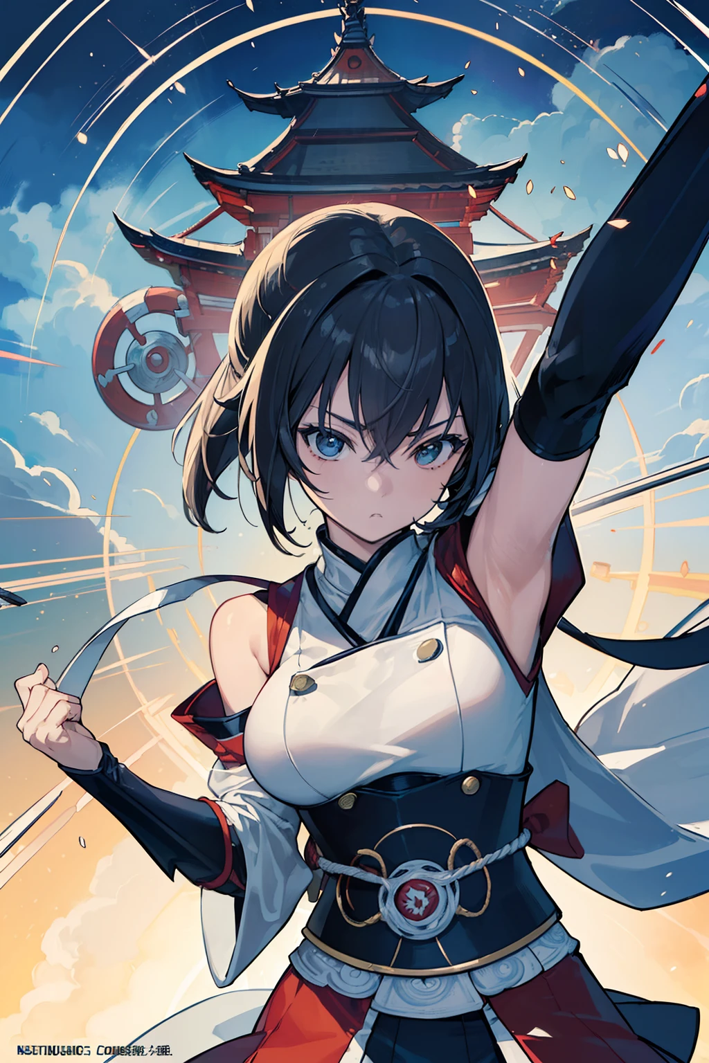 (((top-quality)))、(((ultra-detailliert)))、(((​masterpiece)))、(((comics)))、Superhero、action、Dynamic、Pow、Strong hit、Thundering carriage Spinning wheel gap Light Moteko（dies）Six（Mutsu）Separate to