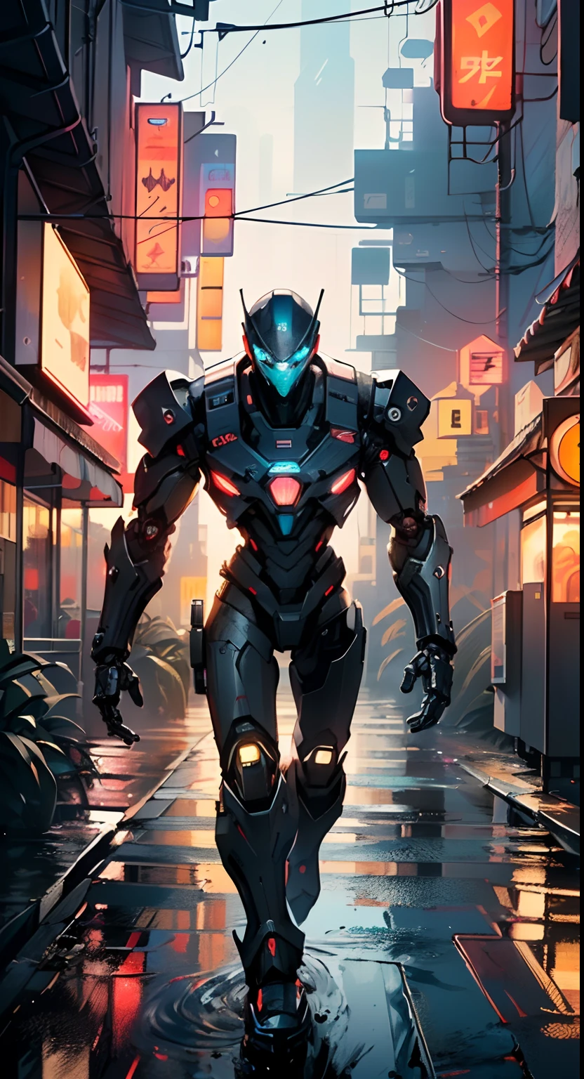(((TV robot with mechanical arms and legs))),
(((tiny little robot))) with ((((TV head)))). He has (((shaped like a cube with mechanical arms and legs))),and a (((screen on his face))) that displays emoticons and coded messages,Strange head, black tv head,detailed TV head,intricate robot,
(((Object_head,televison_head))),
(dynamic pose:1.0),solo focus,(centered,scale to fit dimensions,Rule of thirds),
((((cyberpunk city by the ocean,neon signs,puddles)))),stormy sky,threatening sky,dark clouds,((synthwave background theme,detailed background : 1.25)),((((night,nice lighting decorations,detailed architecture)))),
(best quality,high resolution,sharp focus,ultra detailed,extremely detailed,extremely high quality artwork,(realistic,photorealistic:1.37),8k_wallpaper,(extremely detailed CG 8k),(very fine 8K CG),((hyper super ultra detailed perfect piece)),flawless,(((masterpiece))),illustration,vibrant colors,(intricate),High contrast,Selective lighting,Double exposure,HDR (High Dynamic Range),Post-processing,Background blur,colors,(intricate),High contrast,Selective lighting,Double exposure,HDR (High Dynamic Range),Post-processing,Background blur,