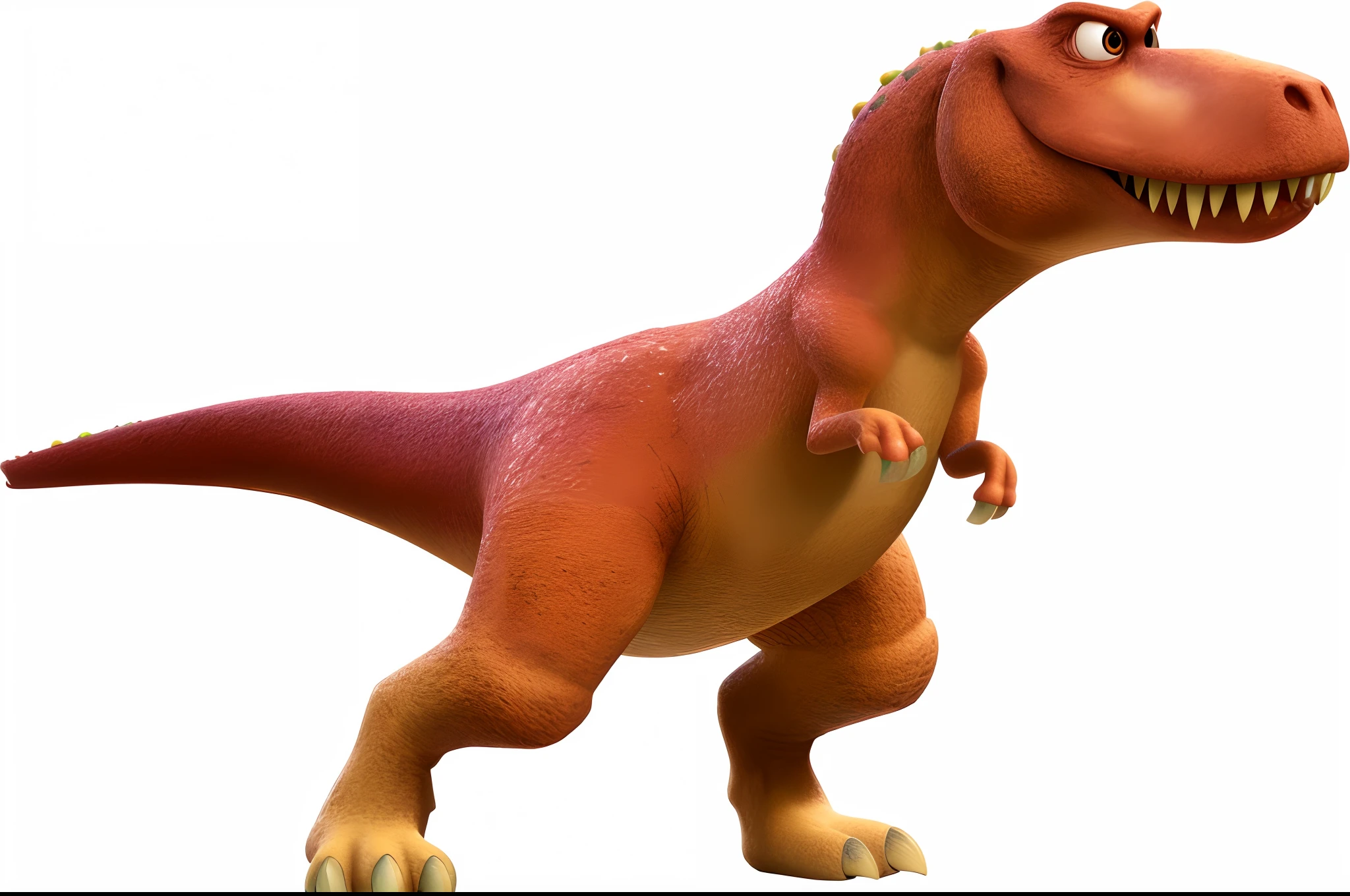 A close-up of a toy dinosaur with teeth, pixar renderman render, depicted as a pixar character, render in pixar, render pixar palette, Pixar render, Pixar 3D rendering, frame from pixar movie, 3D model Pixar rendering, pixar renderman, barney the dinosaur, pixar character, ideal pixar character, barney the purple dinosaur