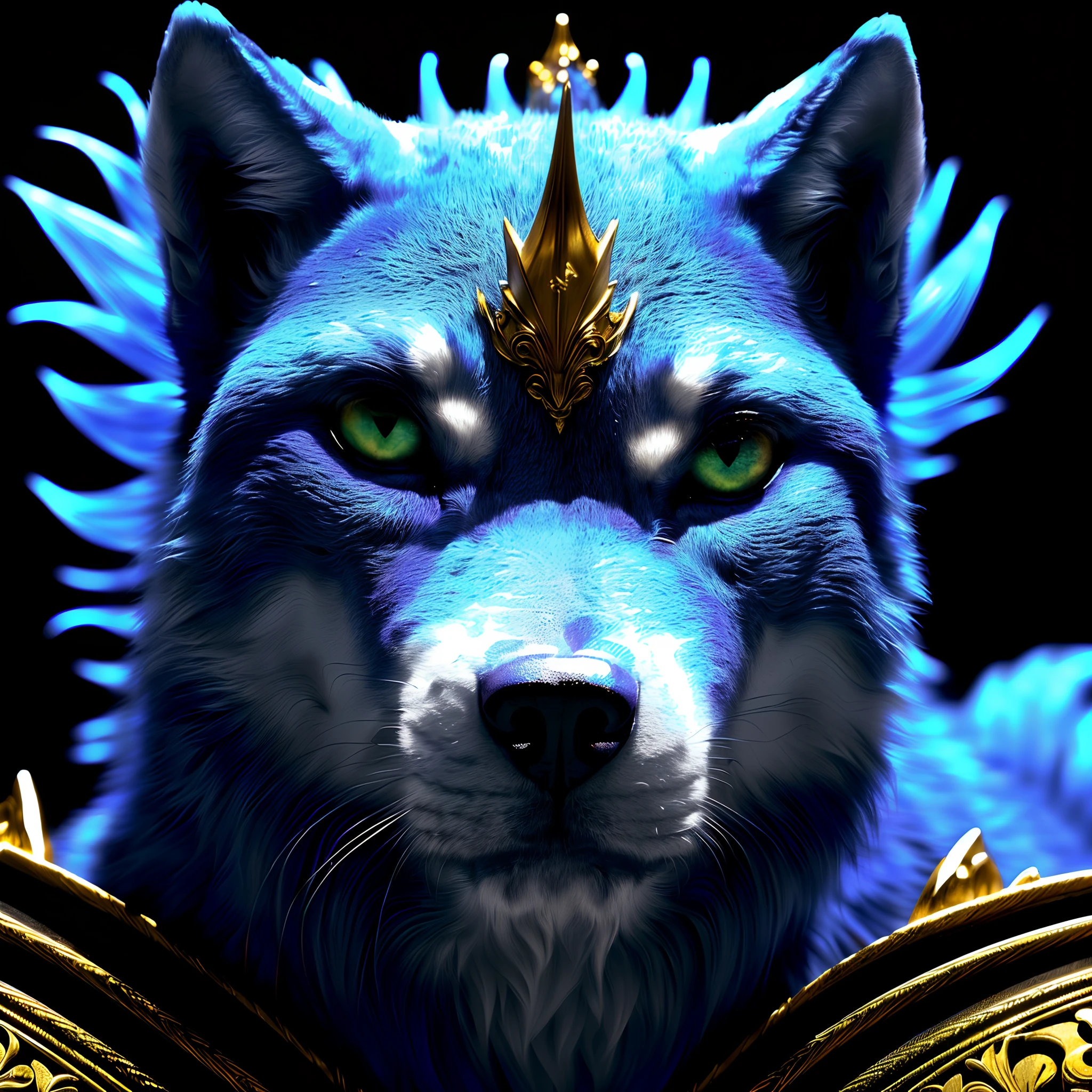 ((best qualtiy,((tmasterpiece)),((hyper realisitc)),Complicated details,Blue wolf,Film stills,Extreme close-up portrait,The powerful and imposing evil royal Kturumon,,Squid face,Smooth translucent skin,subsurfacescattering,Detailed pale eggshell sickly moist skin,Touch your finger,Tear embroidered dirty office robe,Gorgeous scepter,highly detailed,pastel colour,soft volumetric lighting,best qualtiy,tmasterpiece,realisticlying,Roughness,Ultra photo realsisim,