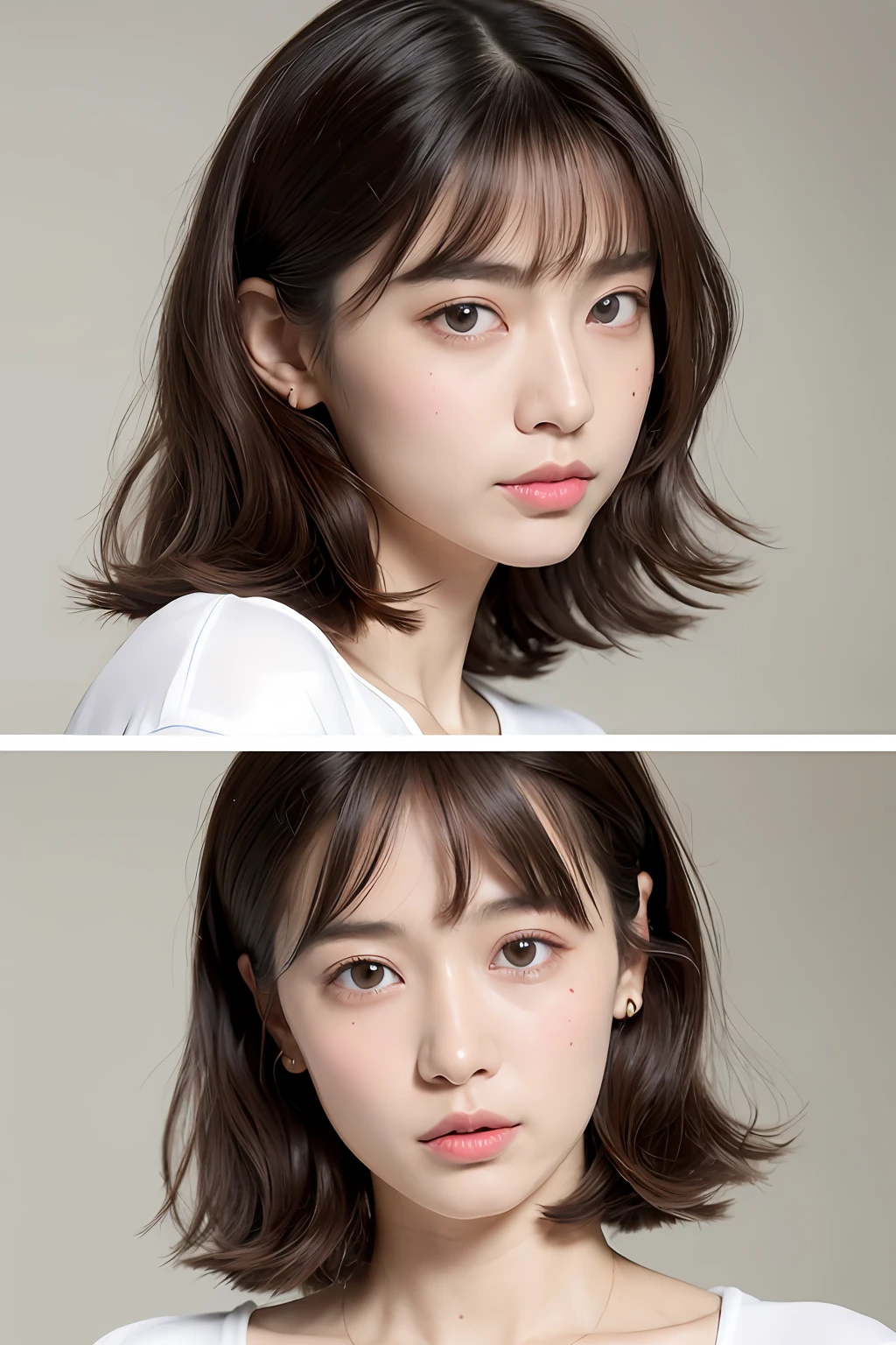 short-hair、bangss
