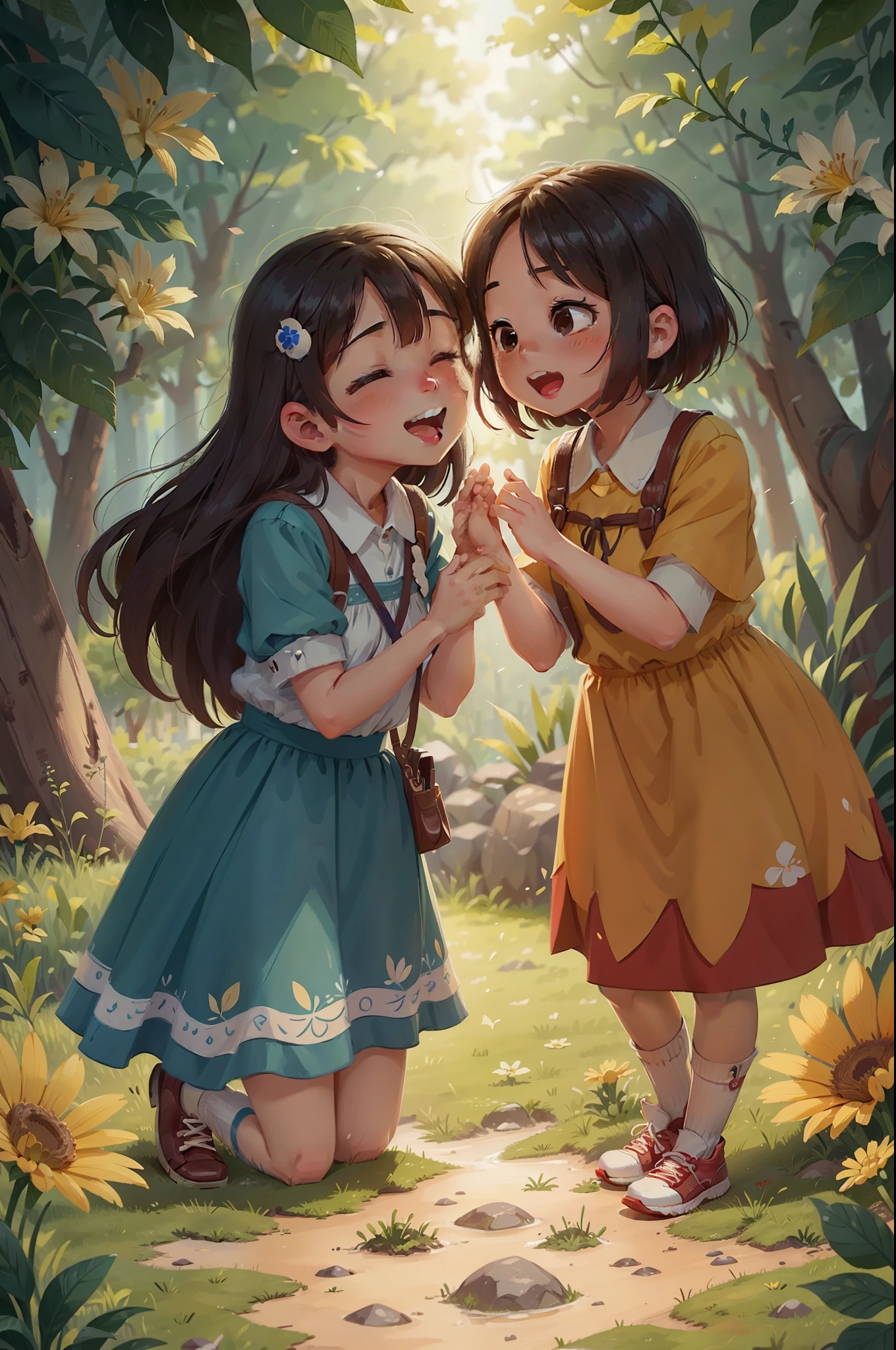 This story tells us,Friendship is a valuable asset,It makes our lives richer and fuller。When we help each other、When supporting and caring for each other,We were able to build strong friendships,At the same time, we will create a better future together。