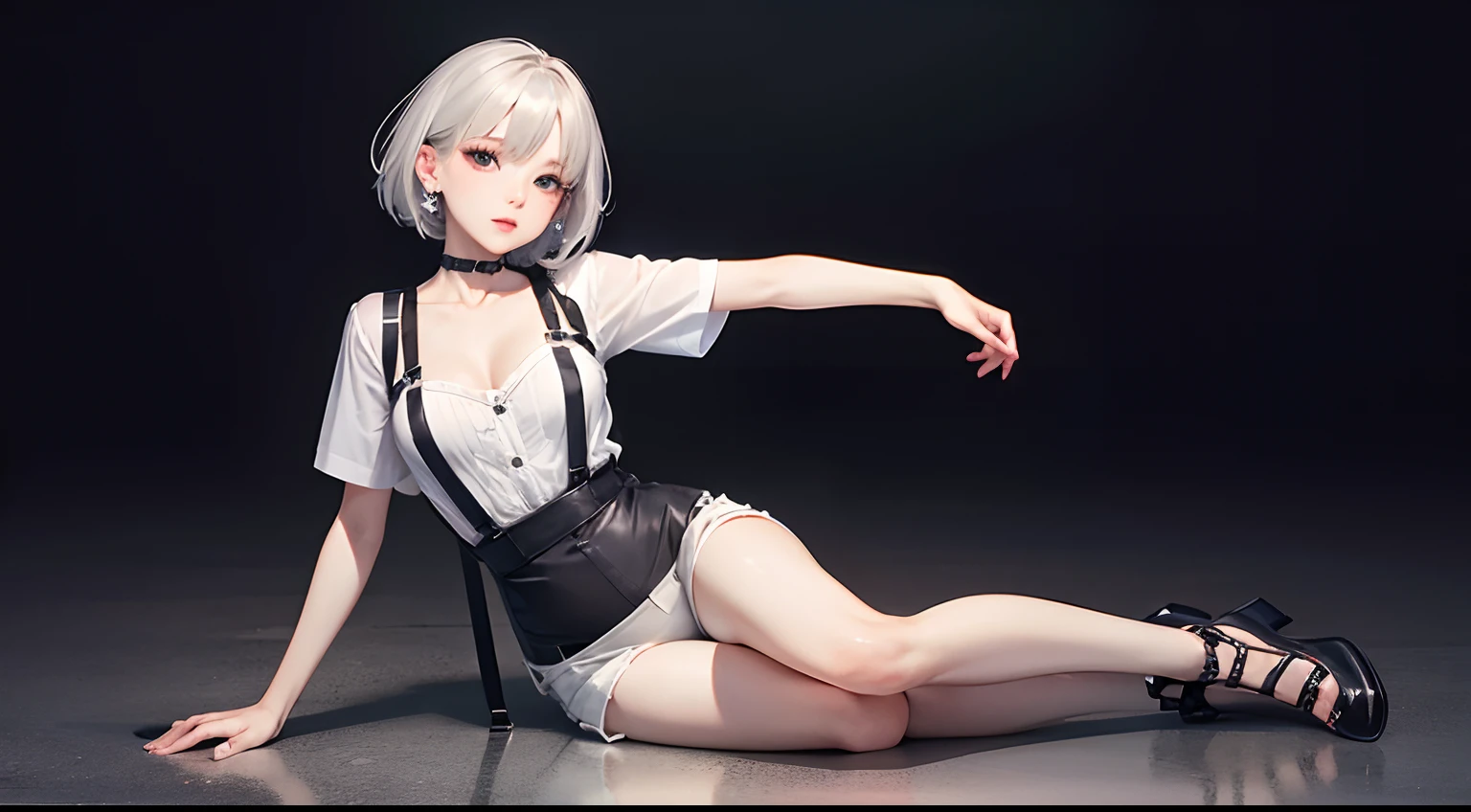 ((NSFWSTILLSHOW))、no extra arm:2、no extra hand:2、no extra leg:2、((solo 1girl))、{full length|Full height|all-fours|Half squatting|Flying|Jumpping|Ass focus、looking ahead}、{Wide Shot:1.5|Drone view|OverHeadShot|From below:1.5}、(wetted Porcelain skin、Wetted White skinny bodysuit)、Very thin and soft fabric、wetted face、{wetted hair|Floating hair|Shiny hair|Black hair|Blonde hair|Silver hair|Short Bob|Half Up|Curly hair}、Detailed Clear Nipples、detailed crotch、(The shape of the pubic area is Clearly Visible:1.2)、ass visible through thighs:1.3、Nipple shadow、(masterpiece, Best quality)、(((Photorealsitic:1.37)))、(BokeH)、smooth shading、({childish|Gigantic cleavage:1.37})、((((detailed beautiful face))))、Darkbackground、neons、zydG、high collar、elbow_gloves、Floating in the SPACE、Blue Earth、{dreamlike|creative refinement}、