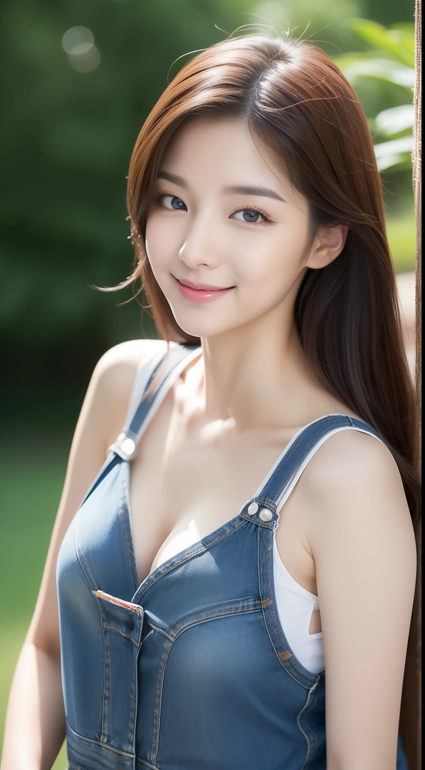 Cute like an idol、Cute and adorable、A 20-year-old girl with a young face、Smiling Kindly、(Naked with only an apron on)、Too much exposed skin、whole body像、whole bodyの姿、((Cooking on a barbecue at a campsite during the day))、Cleavage、(whole body像)、whole body、Accurate、Anatomically correct、Textured skin、Super detailed、 Attention to detail、Highest quality、High resolution、Genuine、realism、RAW Photos、Genuine、masterpiece