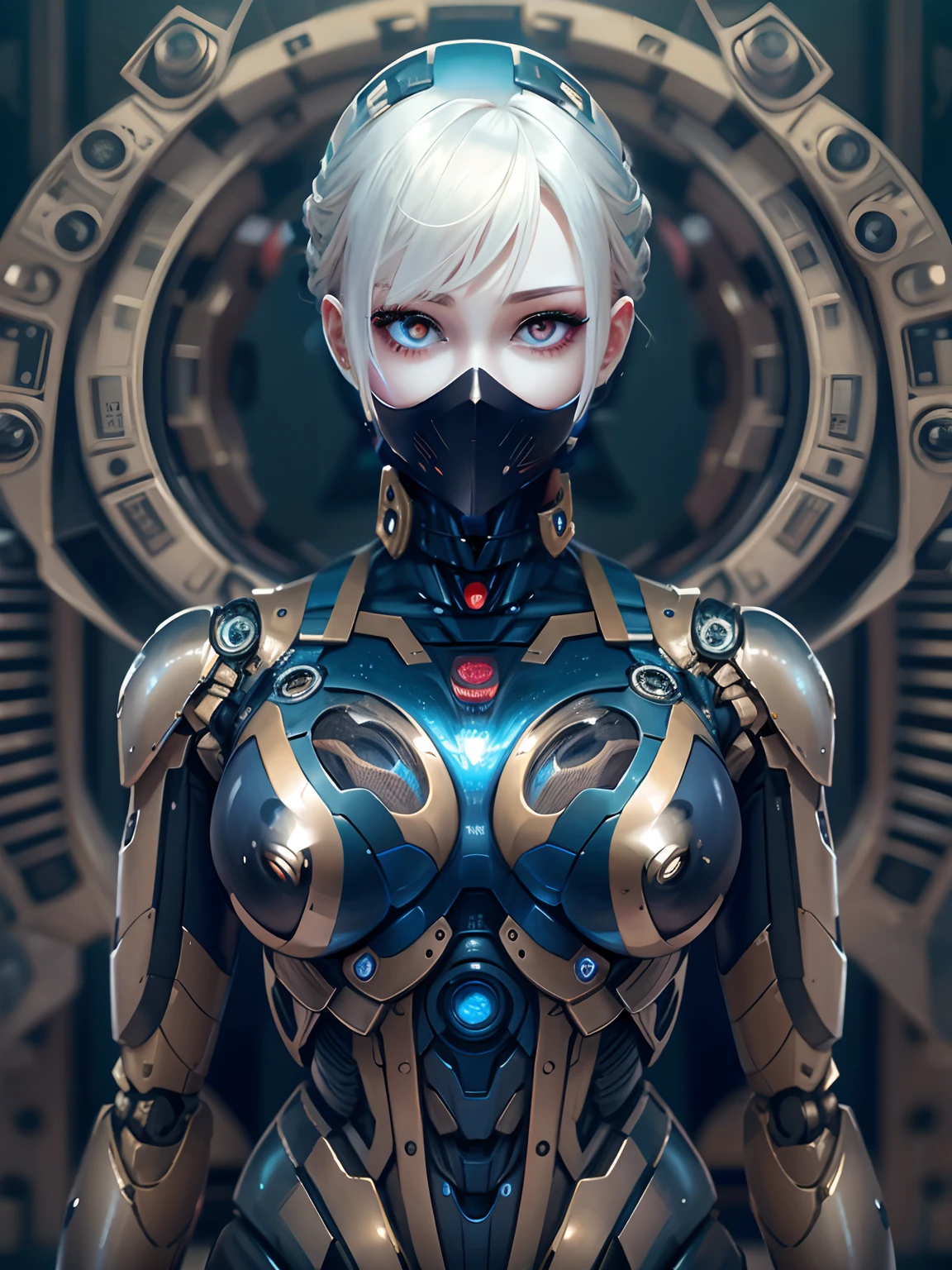 The coloring should be the same as the body、eyes glowing pale