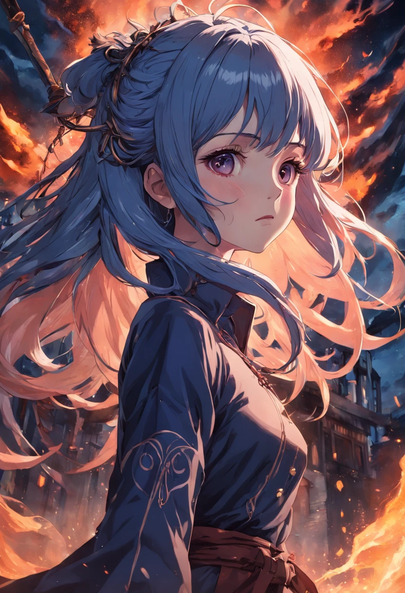 The witch girl, best quality, masterpiece, (realistic:1.2), Front, detailed face, (((masterpiece))), (((best quality))), (((extremely detailed))), illustration, mysterious,