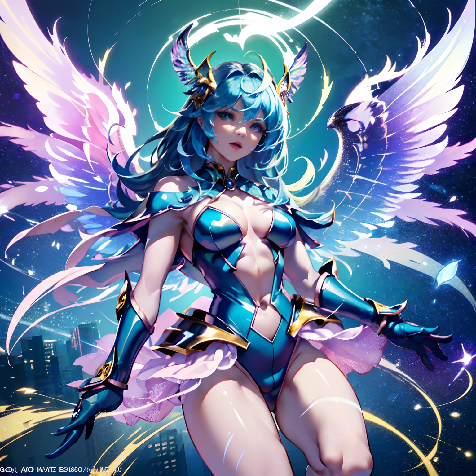 (best quality, masterpiece, colorful, dynamic angle, highest detailed)upper body photo, full body photo, fashion photography of cute mechangel, glowing 4 wings, solo, glowing armor, glowing halo, building, glowing mechanical 4 wings (intricate details, hyperdetailed:1.15), detailed, light passing through hair, (official art, extreme detailed, highest detailed), ((Solo 1Male))