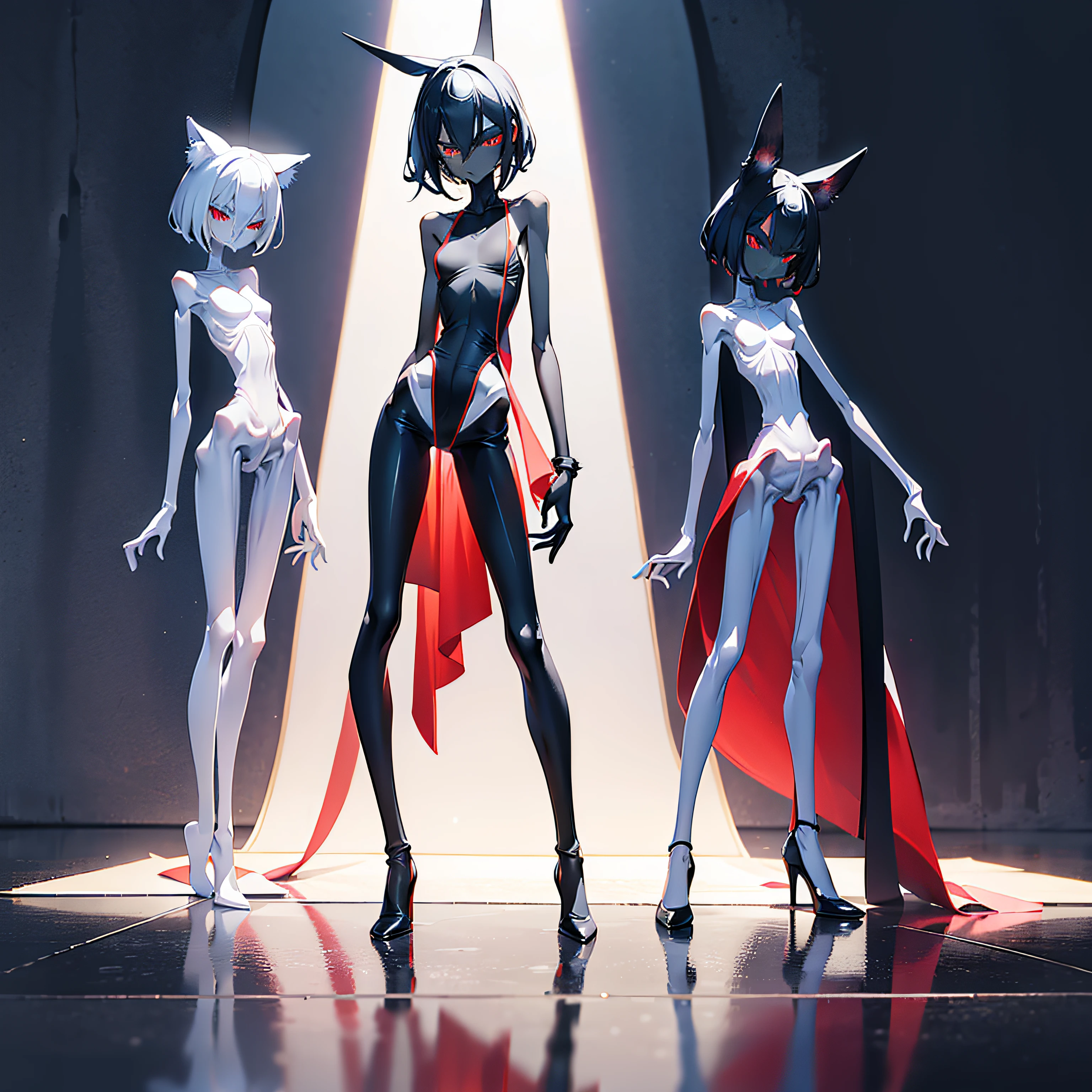 Extremely thin, Exaggerated waist-hip ratio, (Extremely slender waist:1.9), (The figure is extremely petite:1.9), Lie on the ground, The upper body is close to the ground, Butt raised high, Reach forward with your hands, stereogram, drop shadow, reflection light, ray tracing, panorama, UHD, masterpiece, ccurate, anatomically correct, textured skin, super detail, high details, high quality, award winning, best quality, highres, 16k
