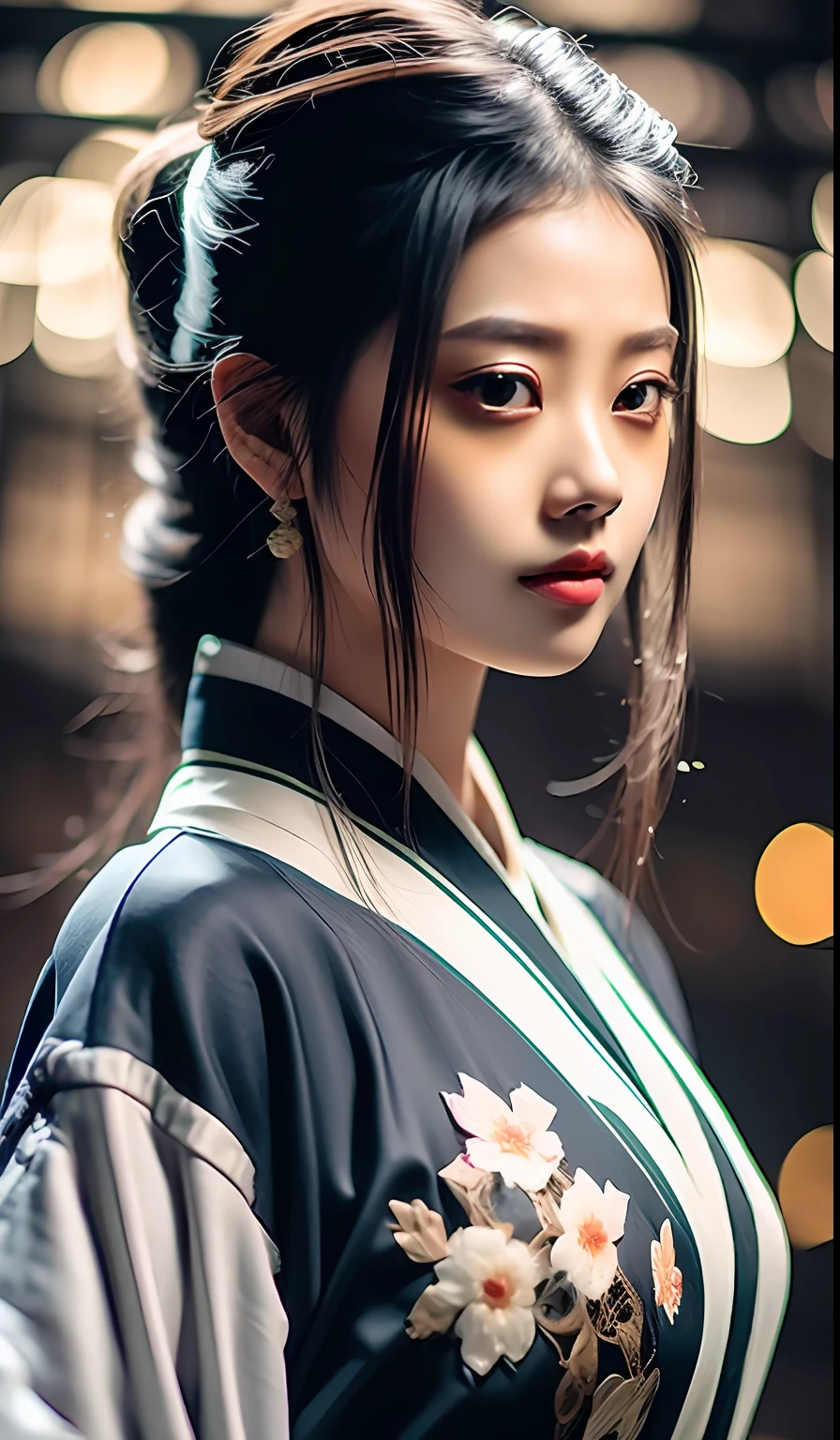 best quality, masterpiece, highres, wuxia 1girl, china dress, super Beautiful face, super beautiful eye, super beautiful hair