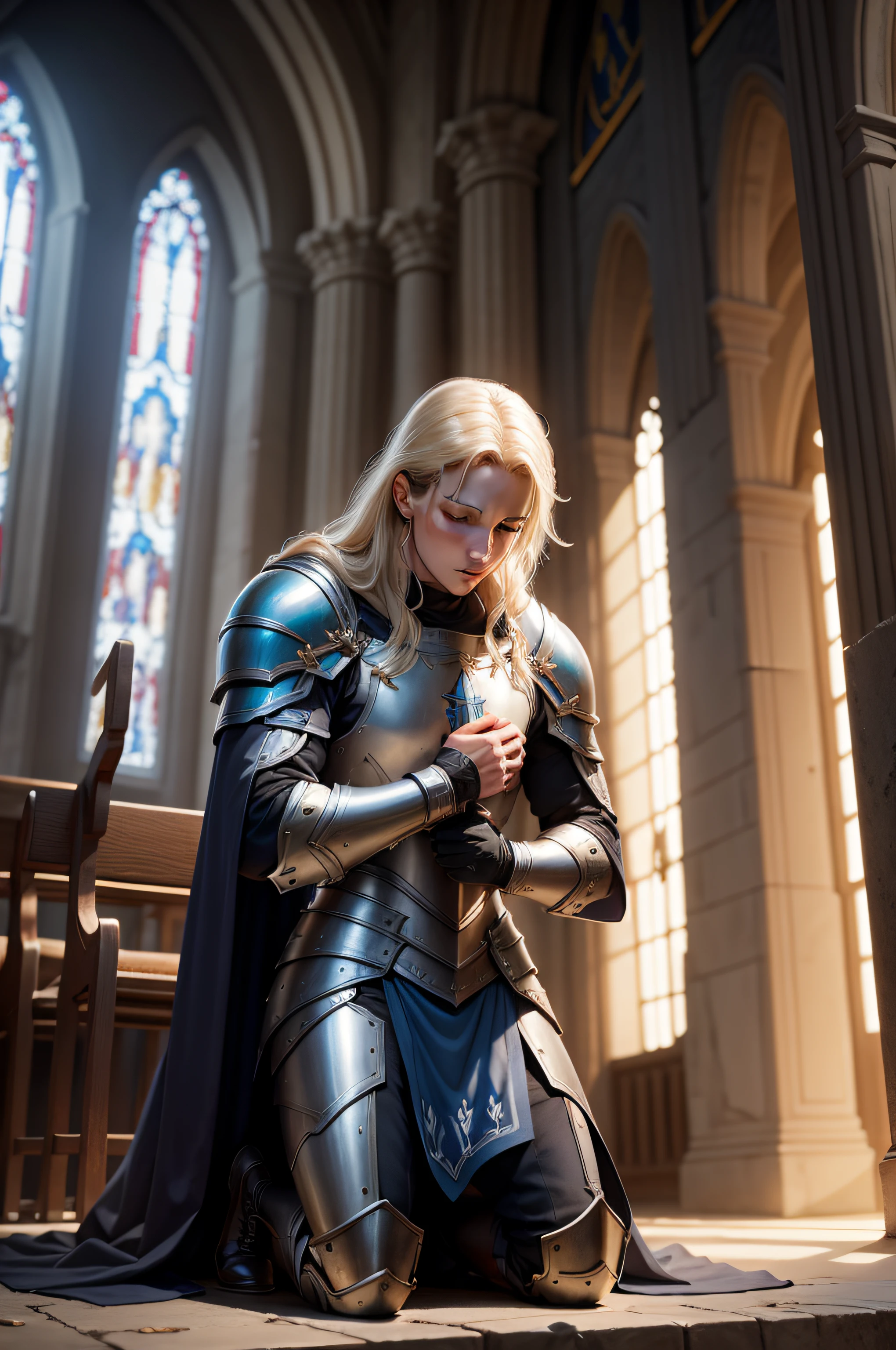 Imagine the singer Madonna at 30 years old Sitting on an epic throne, with metal armor