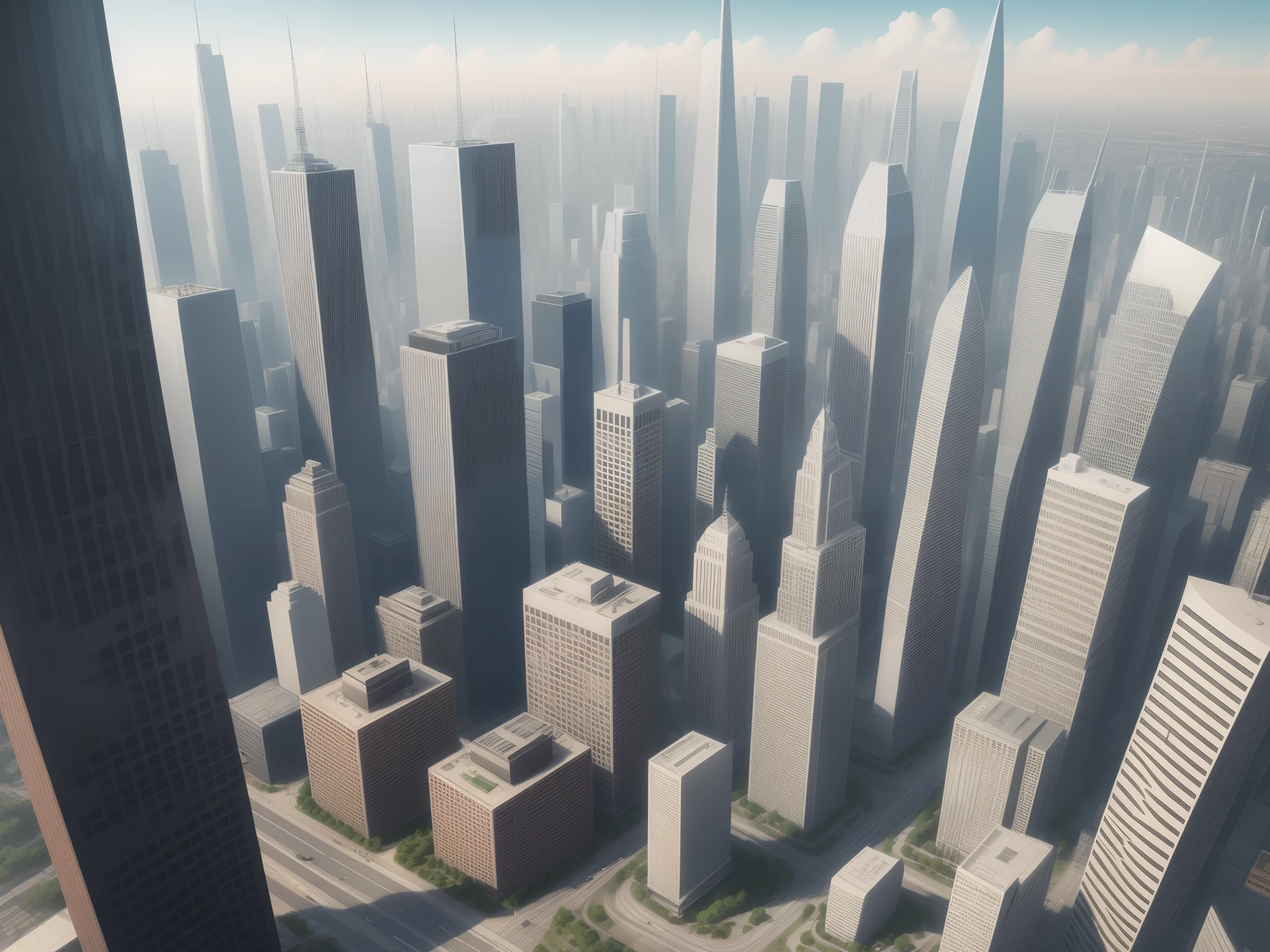 Modern big city