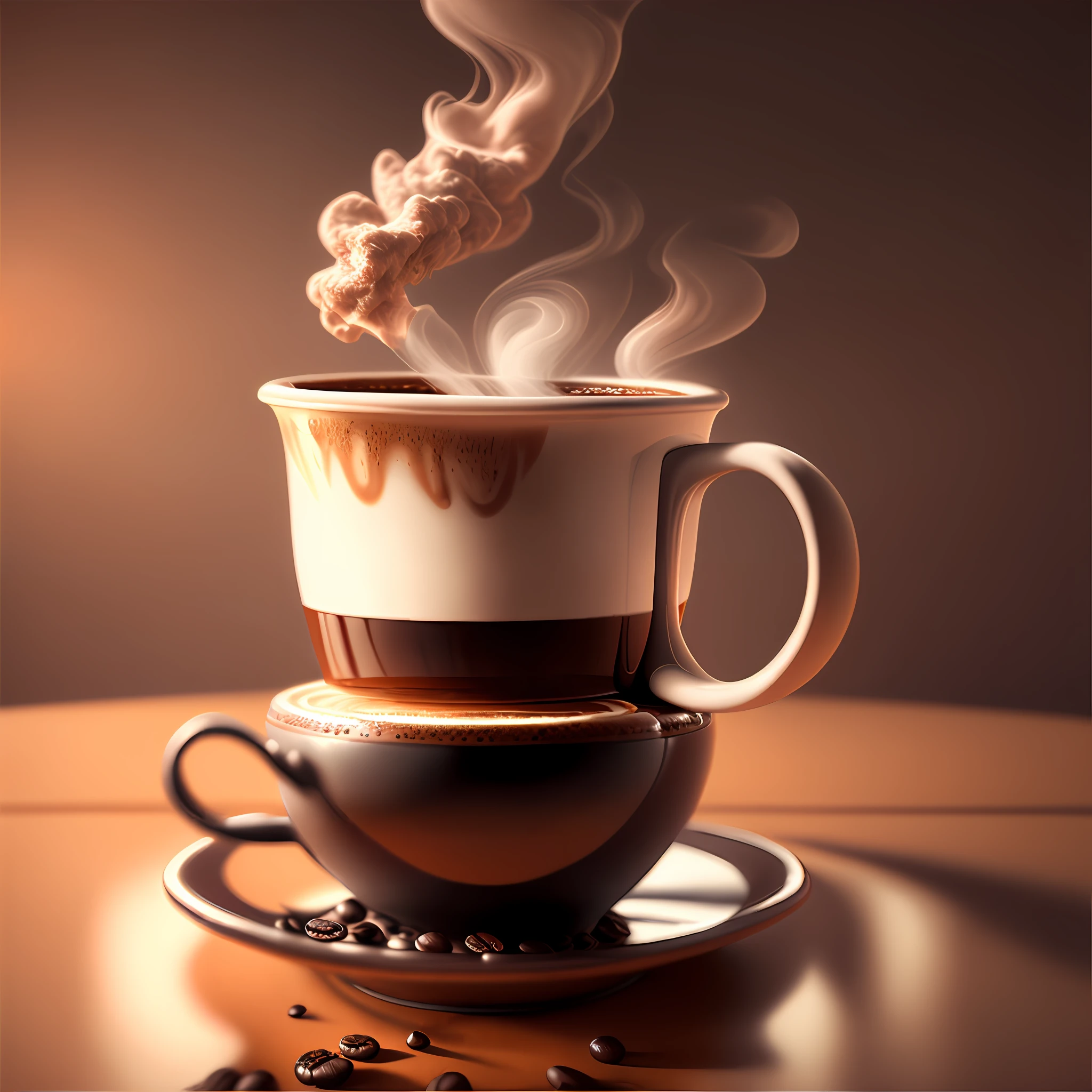 Jazz Coffee night calm realistic 8k