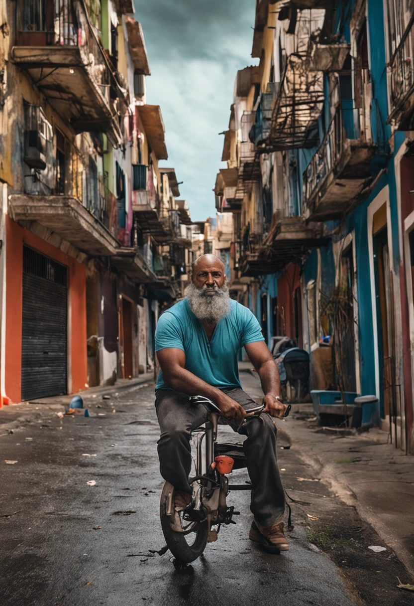 homem, 40 anos, cabelos negros curtos, barba rala, gordinho, simpatico, motorista de app