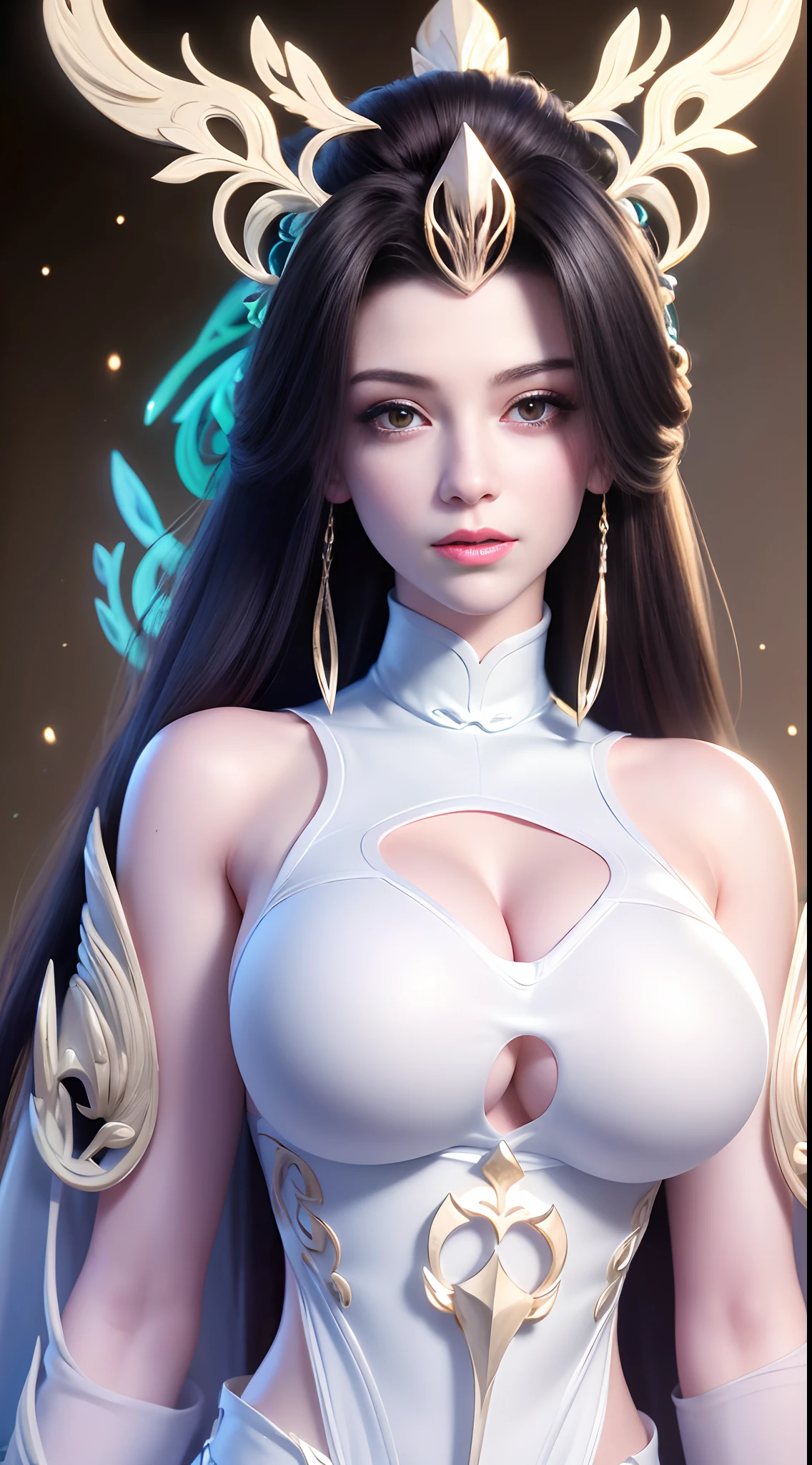 Solo, 1 Beautiful Female, Wuxia World, (1 Girl), (Full figure:1.2), (standing:1.1), (Xiuxian World), (big breasts, round breasts:1.4), (muscle abs), (big buttock:1.1), (shiny skin:1.1), Chinese Immortal Wuxia, (Purple Cross-collared Top, Ancient Long Skirt, Embroidered Cape, Streamer), Brunette Hair, Chinese Coiled Bun, Hairpin, Light Pink Lips, Calm, Intellectual, Delicate Face, Masterpiece, Best Quality, High Quality, High Definition, High Quality Texture, High Quality Shadows, High Detail, Cinematic Light, Side Lighting, Ray Tracing, Sharp Focus, Realistic, Edge Light, Two-tone Light, (Detailed Skin Details: 1.2), 8k uhd, SLR, (soft light, high quality, high resolution:1.7), (very detailed CG unity 8k wallpaper)