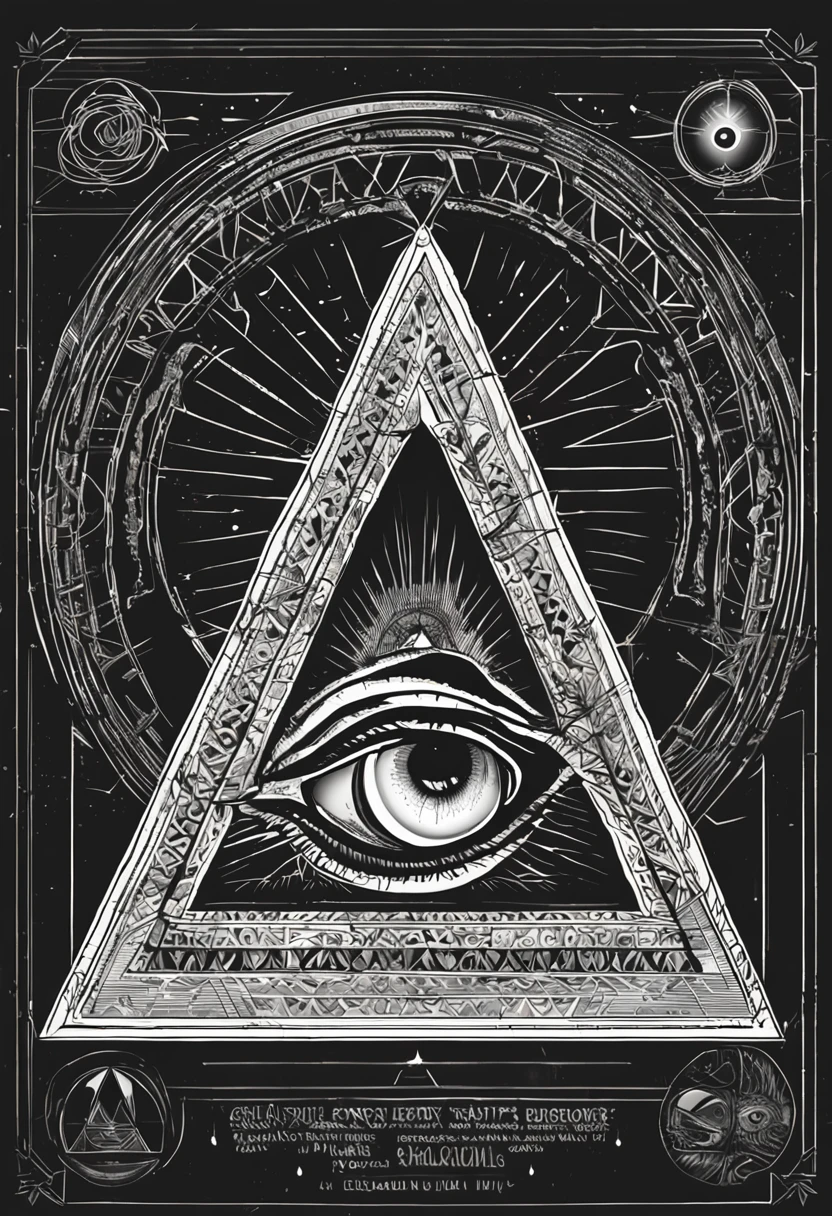 Draw a triangle,There is an eye inside, ancient symbol behind it, ( todos vendo olho ), triangle to use spell, illuminati symbol, all - seeing eye, Eye of the Illuminati, eye of providence, todos vendo olho, geometric third eye triangle, abrindo o terceiro olho, ignite, Triangle, eye of providence, 3rd eye, demonic sigils, floating sigils