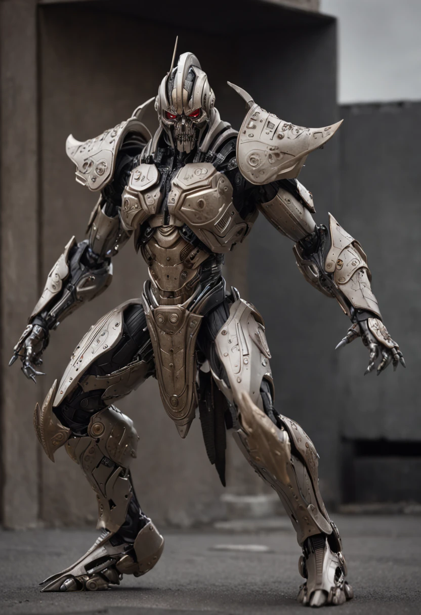 a crisp sharp full body iposing-impending-threatening stance action pose photo of an epic ultimate grand futuristic Centurian Amengi-Yuuzhan Vong hybrid Imperial Warlord-warrior made of futuristic materials & alloys & sci-fi mechanical cyborg-human-android  components & cyborg-human-android  organ systems , robotic-mechanical gears-pistons, human anatomy, gearpunk, sci-fi jewelry, DieselCore