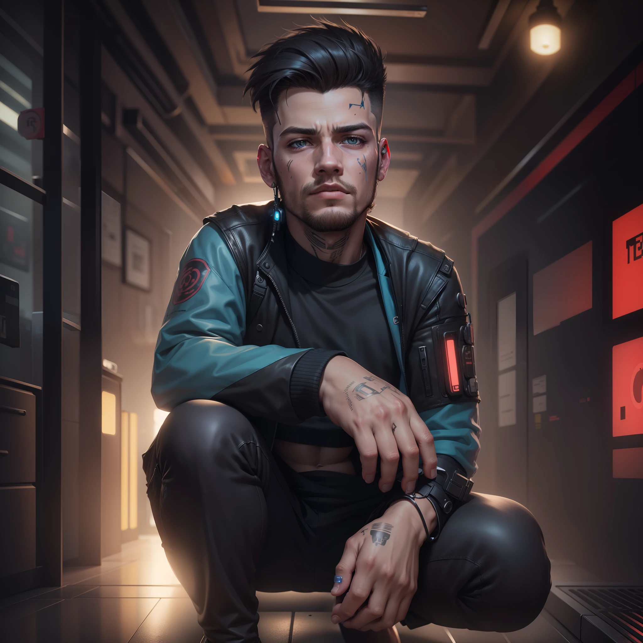 Change dackgraund cyberpunk handsome boy realistic face. 8k ultra realistic