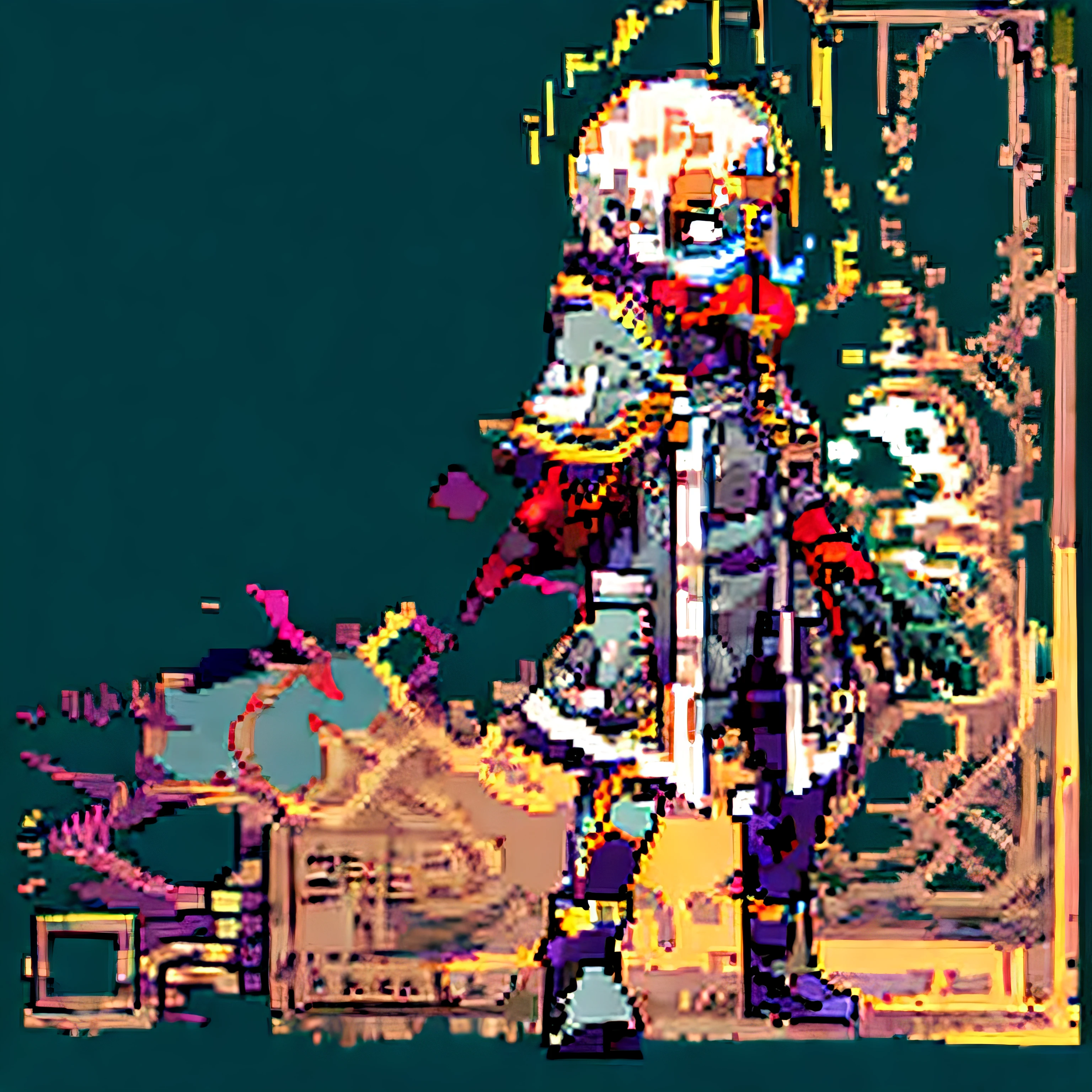 Full body image of a man wearing a white cloak and a mysterious atmosphere。Occupation is thief。My face was wearing a gas mask.、He holds a dagger in his hand。wearing boots