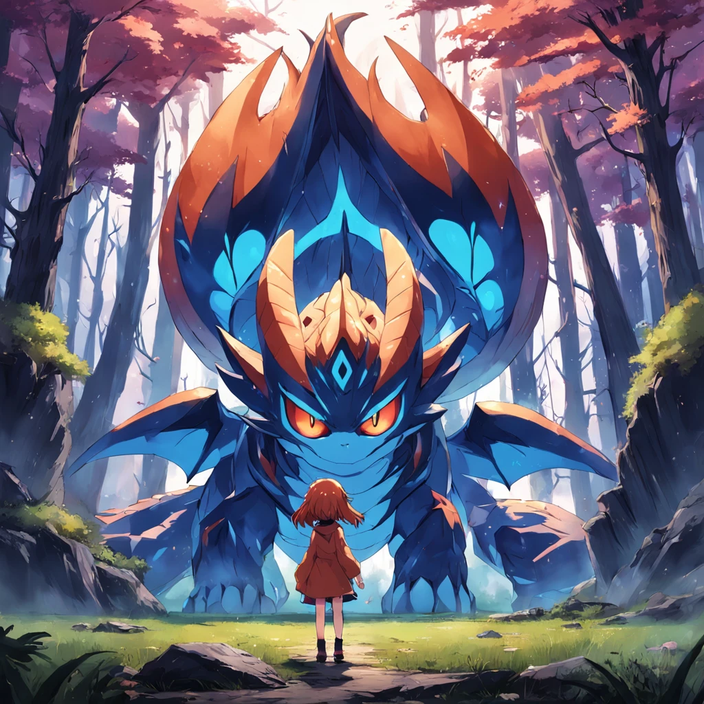 legendary fakémon ideas and concepts - one is based on imagination and fantasy, and the other is based on skepticism and depression