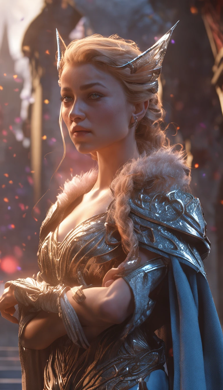 (Professional 3D Rendering:1.3) , (Realistic:1.3) fullbody image,photo of the most beautiful artwork in the world,Beautiful Nordic fairy princess, (((ears are pointed)))、Full body 8K unity rendering, action SHOT, skin pore, Very bright lighting, heavy shading, Detailed, Detailed face, (Vibrant, photos realistic, Realistic, Dramatic, Dark, Sharp Focus, 8K), , (Convoluted:1.4), (Highly detailed:1.4), Digital Painting, rendering by octane, art stations, concept-art, Smooth, Sharp Focus, Illustration, Art Germ, (Roisch:0.23), Vlop Ilya Kuvshinov, Gregg Rutkowski and Alphonse Mucha Gracias, (Global Illumination, studio lights, volumettic light), Fantasy, elf, full body Esbian, ((Dark ancient city background:1.3)),CG Cessa,art stations