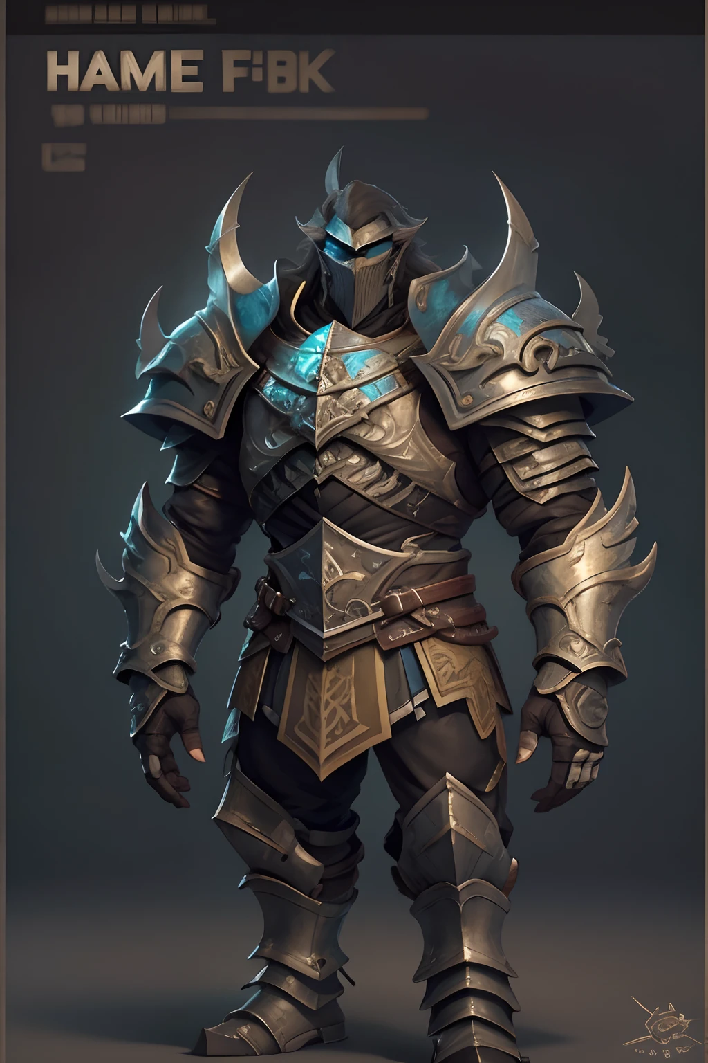Game character standing drawing design,Disney animation,style of disney animation,an heavyknight,Quaint and heavy armor,Fur shoulders,Stout limbs,Muscle explosions,Equipped with huge riding guns,Different layers overlay,Different angles,(Left view full body:1.4),solid color backdrop,clean backdrop,depth of fields,high light,Real light,Ray traching,OC renderer,UE5 renderer,Hyper-realistic,best qualtiy,8K,Works of masters,super-fine,Detailed pubic hair,Correct anatomy,