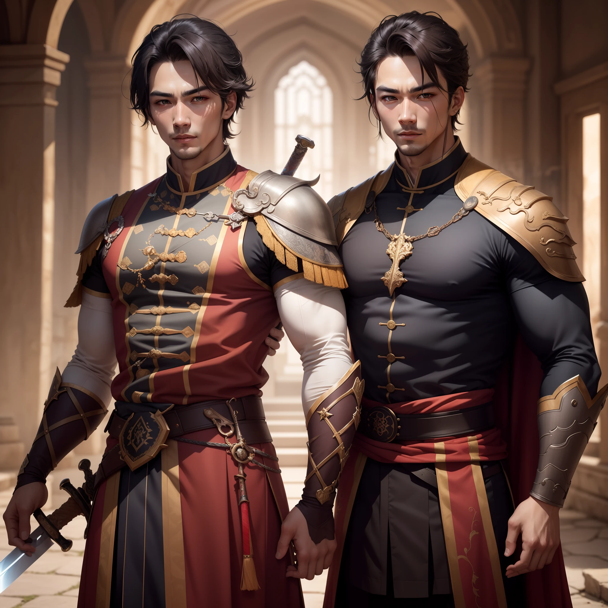 Handsome guy, temperament, ancient costume, sword eyebrows, gentle, good bones, super Xiaohua