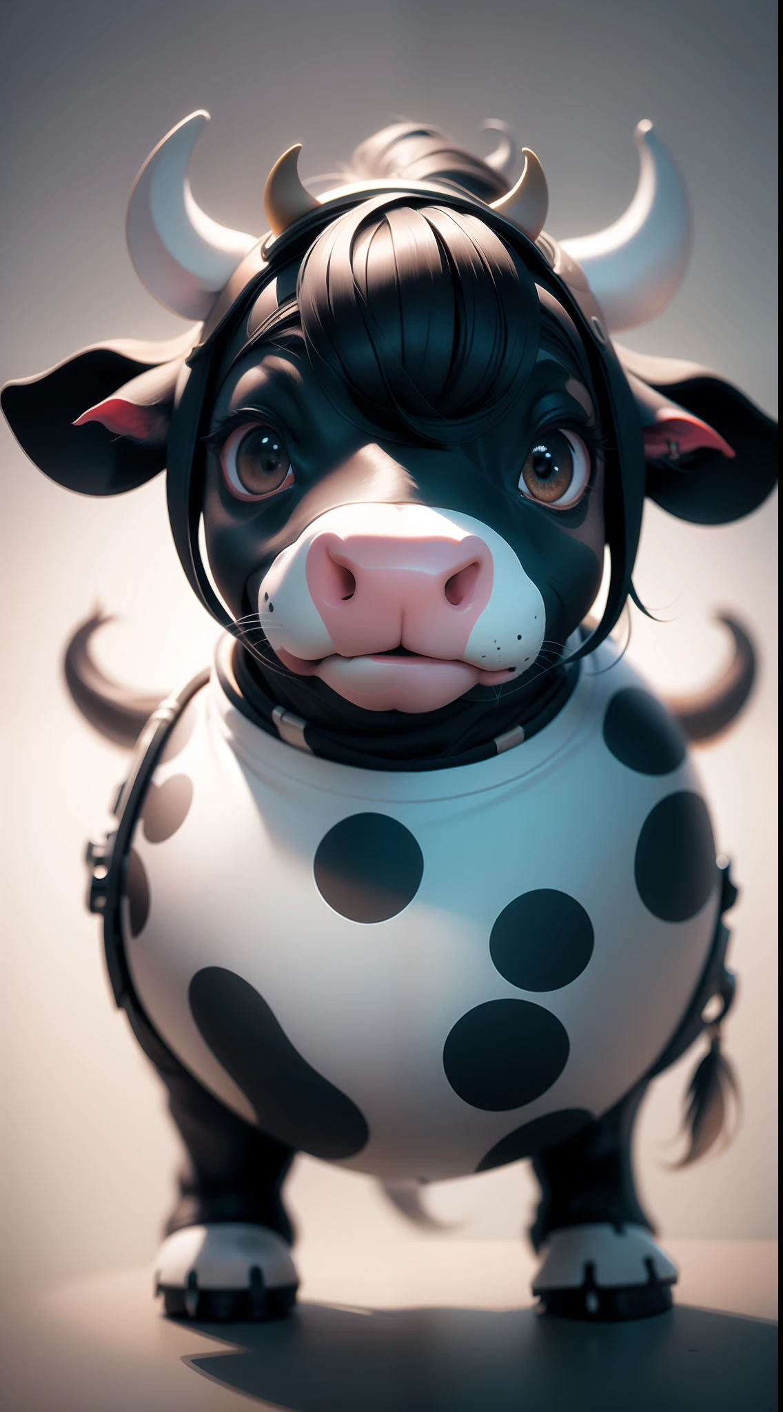 ((she is a domestic holstein girl,she is a quadruped,((she has cow udders)))),holstein fur,cow bell,nose ring,((the cow is milked)),((milk)),nude,in the ranch,((cow hoofs)),on all fours,out of tongue,((udders of holstein)),((swelling her udders of cow)),((long nipples of holstein)),((feel her orgasm)),((moo))