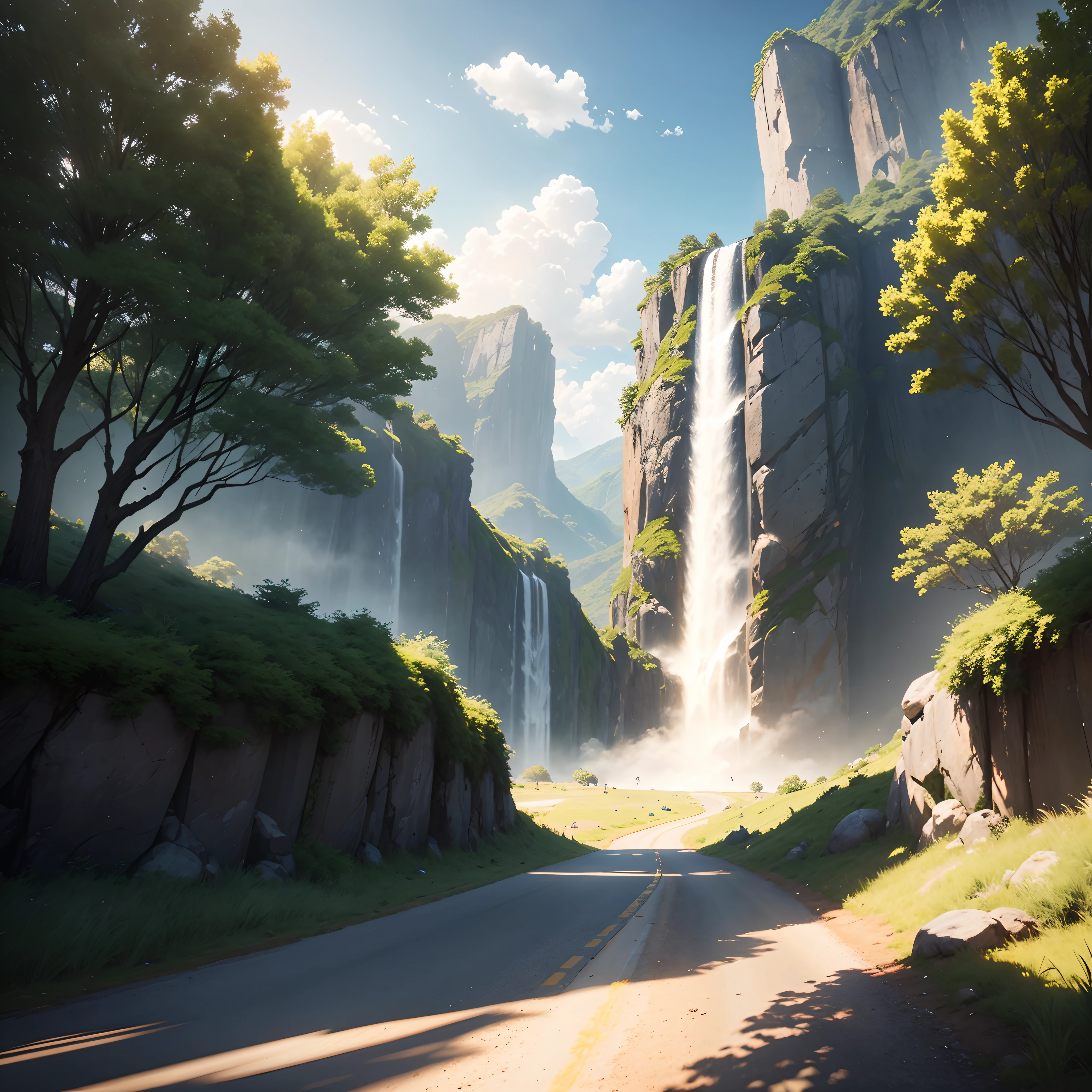 48
(No humans)、rays of sunshine、Nature background in summer、Unreal Engine、Realistic, Photorealistic、16 K、Cinematic、realistic shaded、hyper quality、Highly detailed、Cinematic lighting、Ray tracing、Colorful、brushstrokes、ufotable --auto