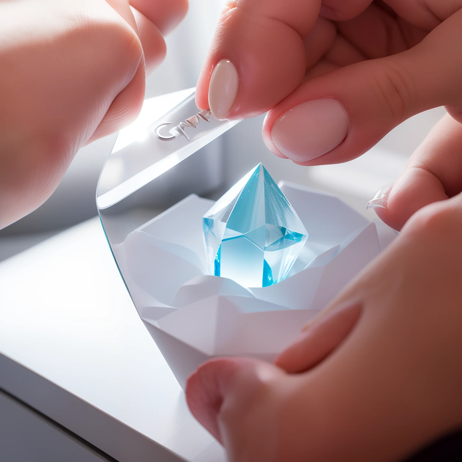 Create a logo for a dental office "crystal"